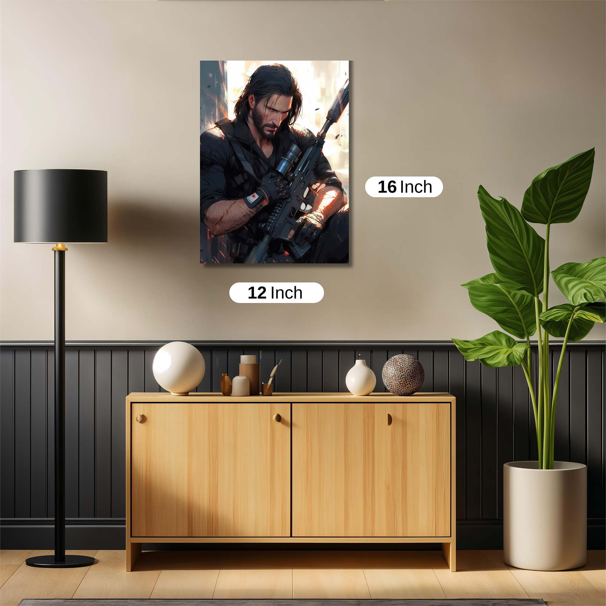 Warrior Solitude Safe Wall Magnetic / M