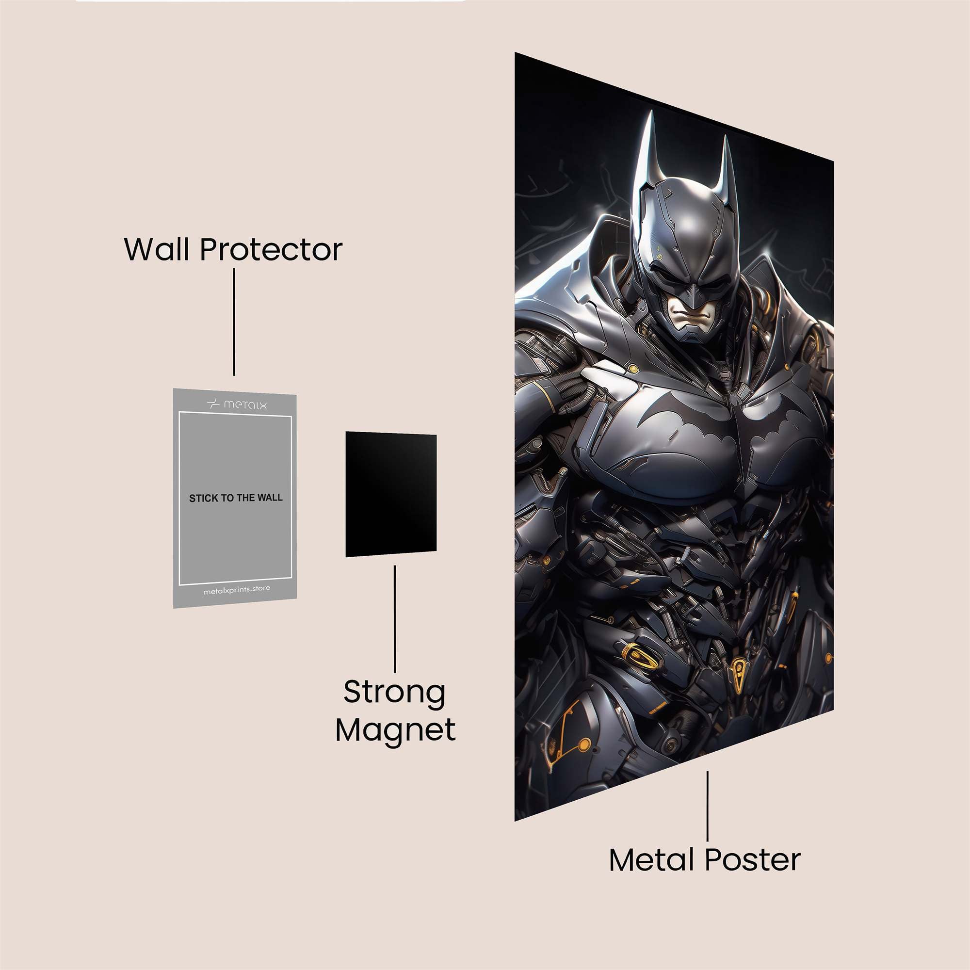 Batman Majesty Safe Wall Magnetic / M