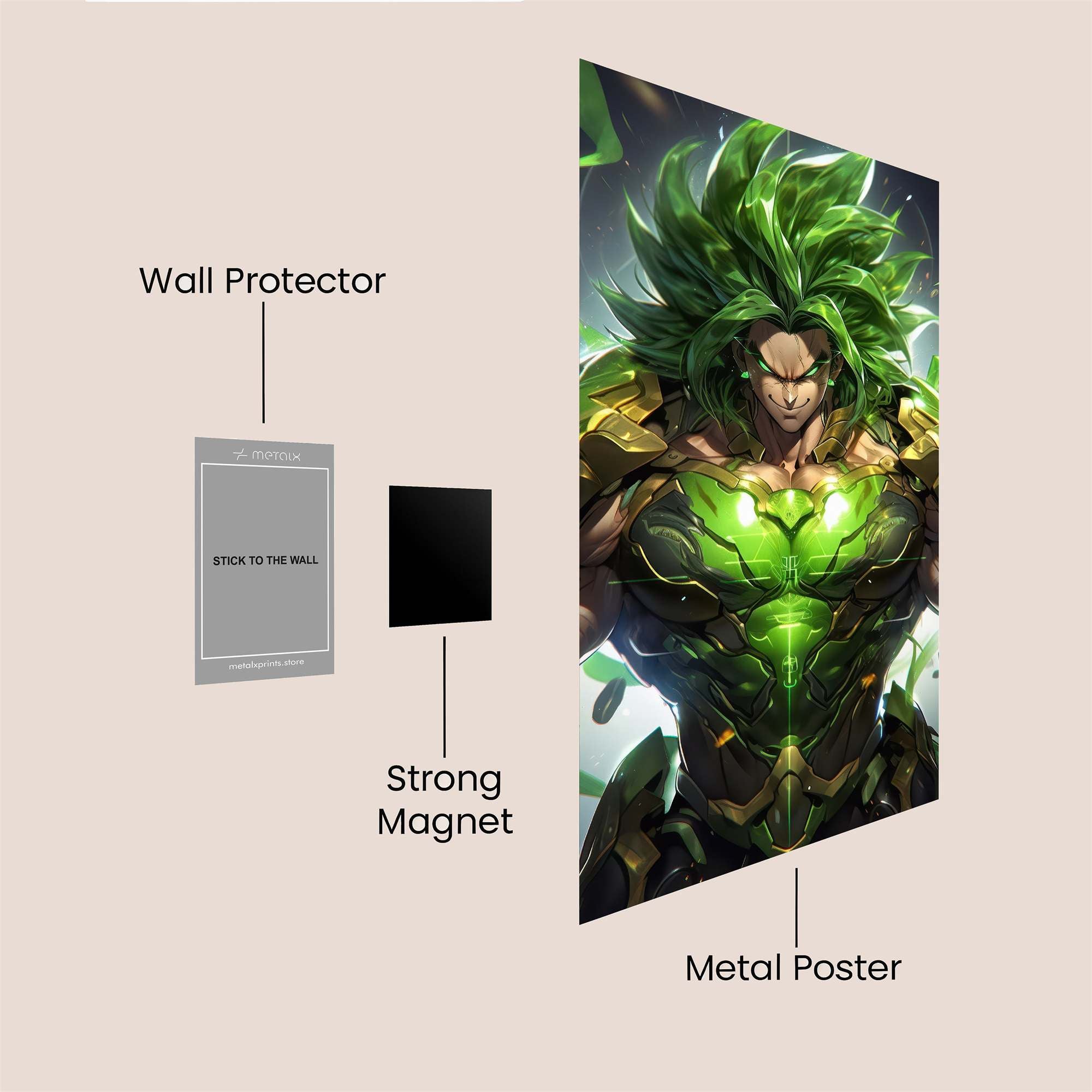 Verdant Warrior Safe Wall Magnetic / M