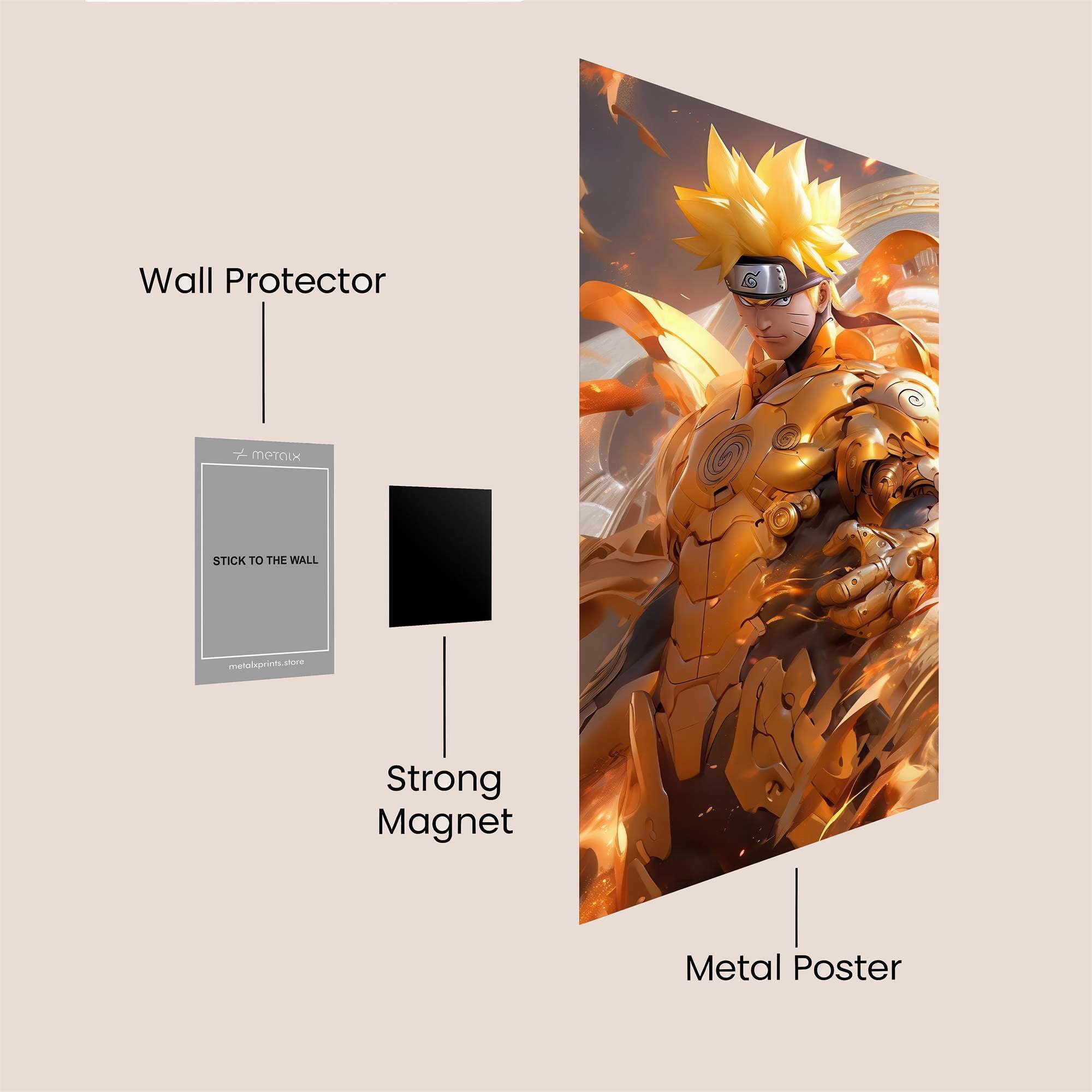 Naruto Blaze Safe Wall Magnetic / M