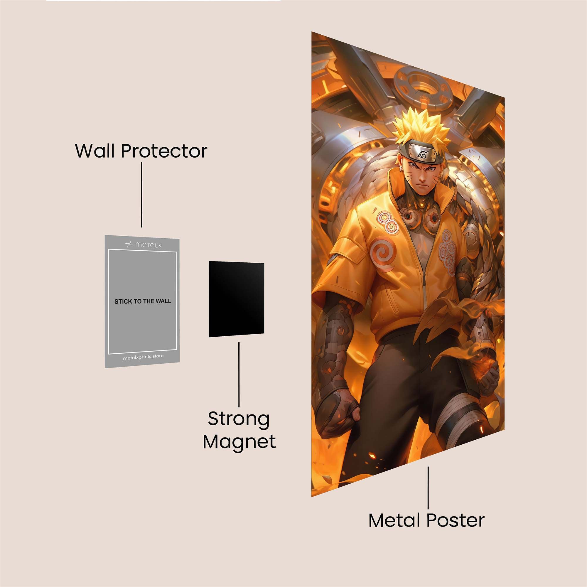 Naruto Blaze Safe Wall Magnetic / M