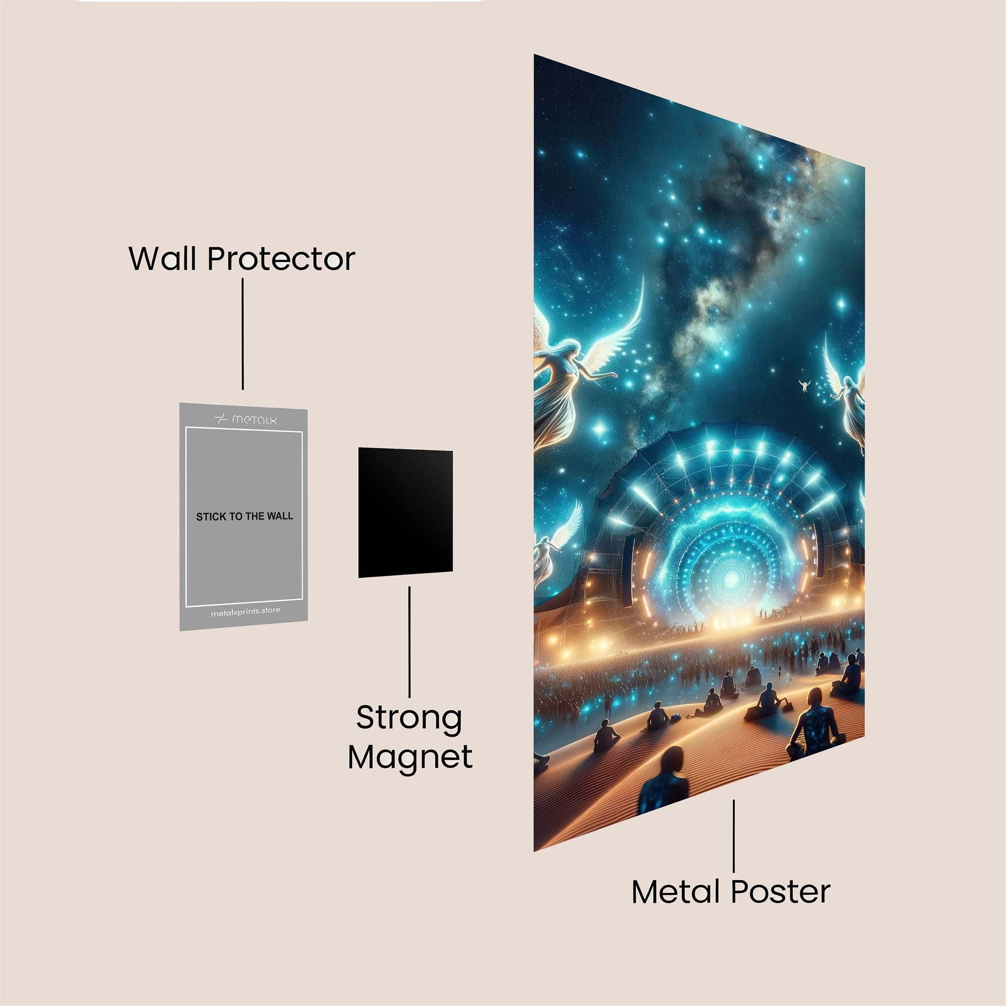 Lion Majesty Safe Wall Magnetic / M