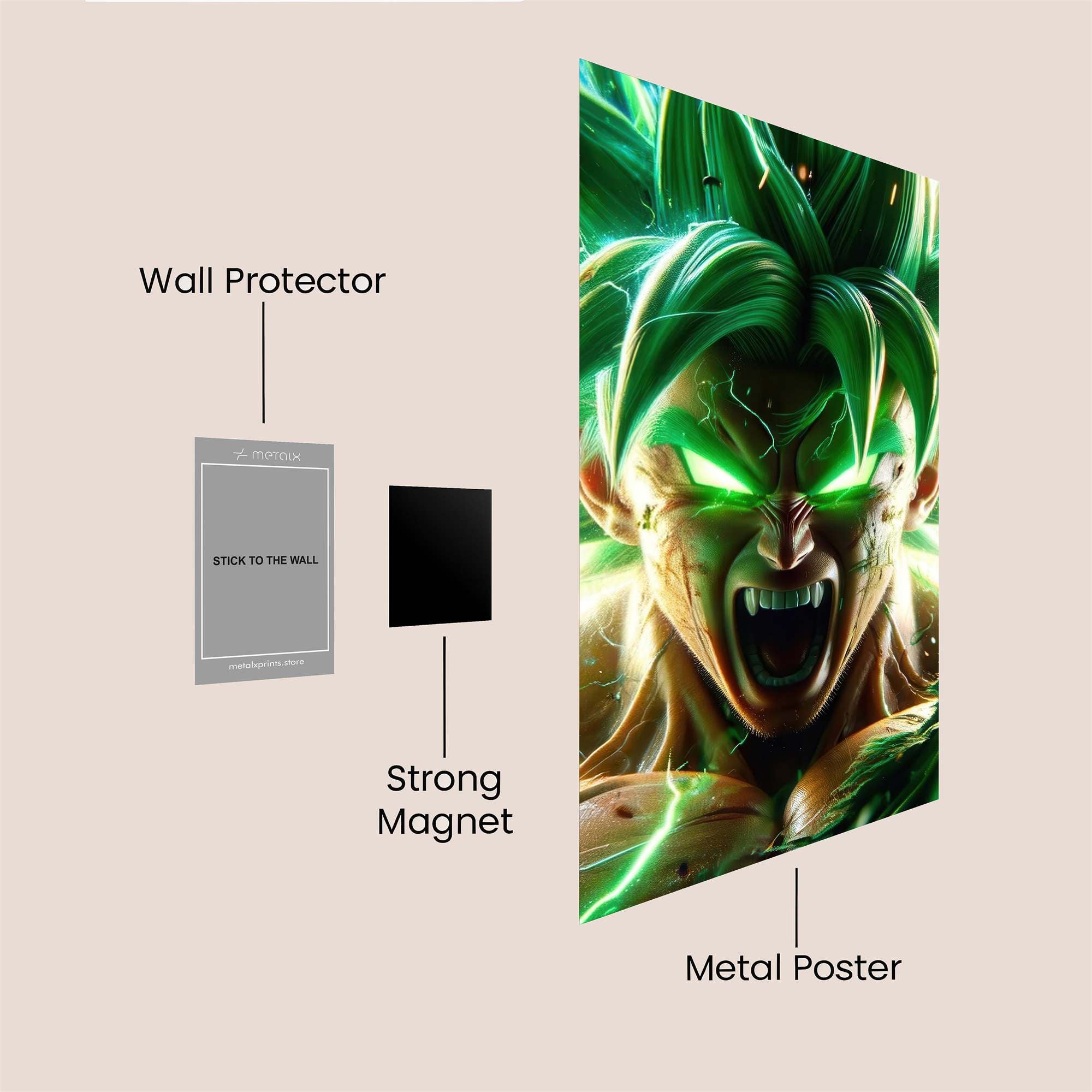 Broly Fury Safe Wall Magnetic / M