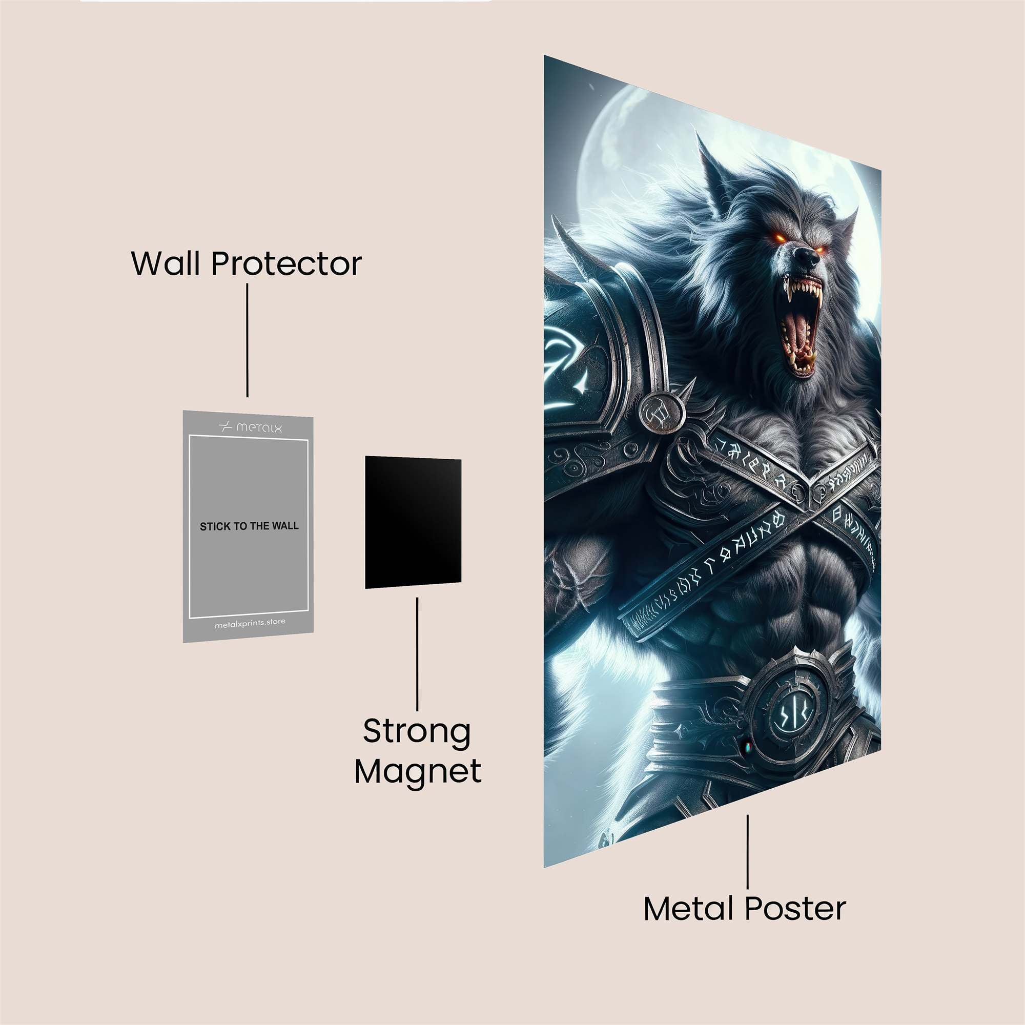 Vegeta Intensity Safe Wall Magnetic / M