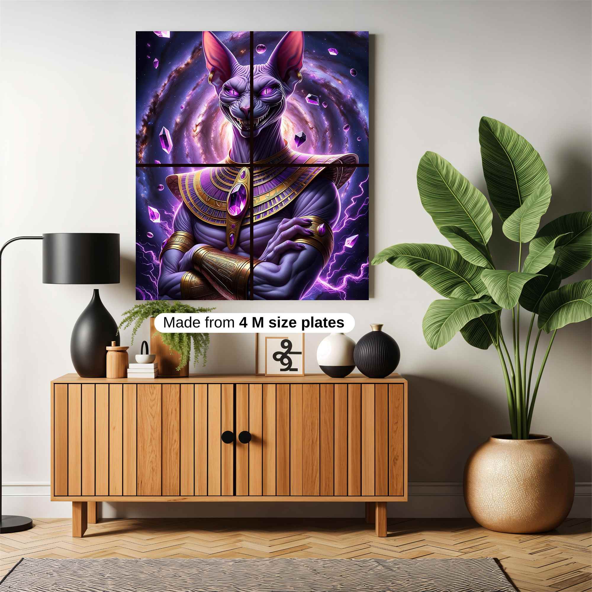 Cosmic Feline Safe Wall Magnetic / M