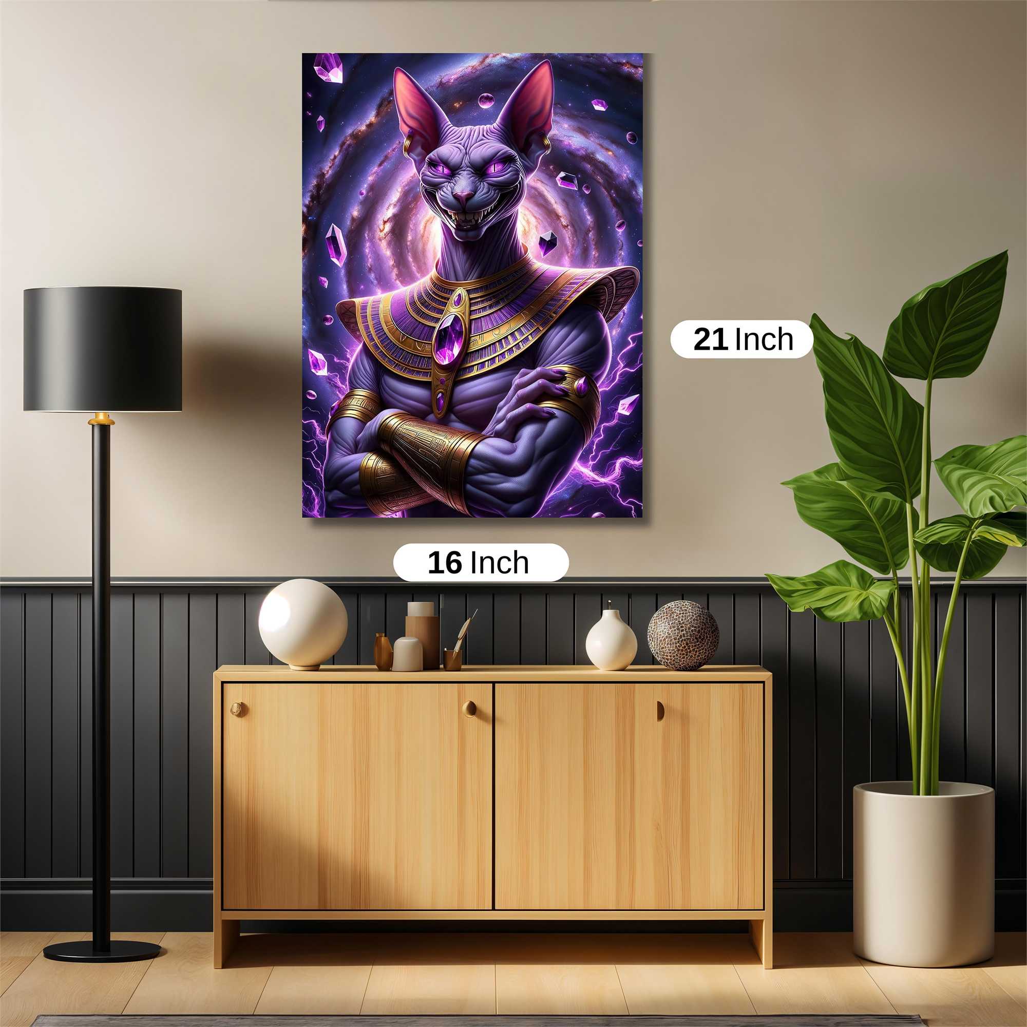 Cosmic Feline Safe Wall Magnetic / M