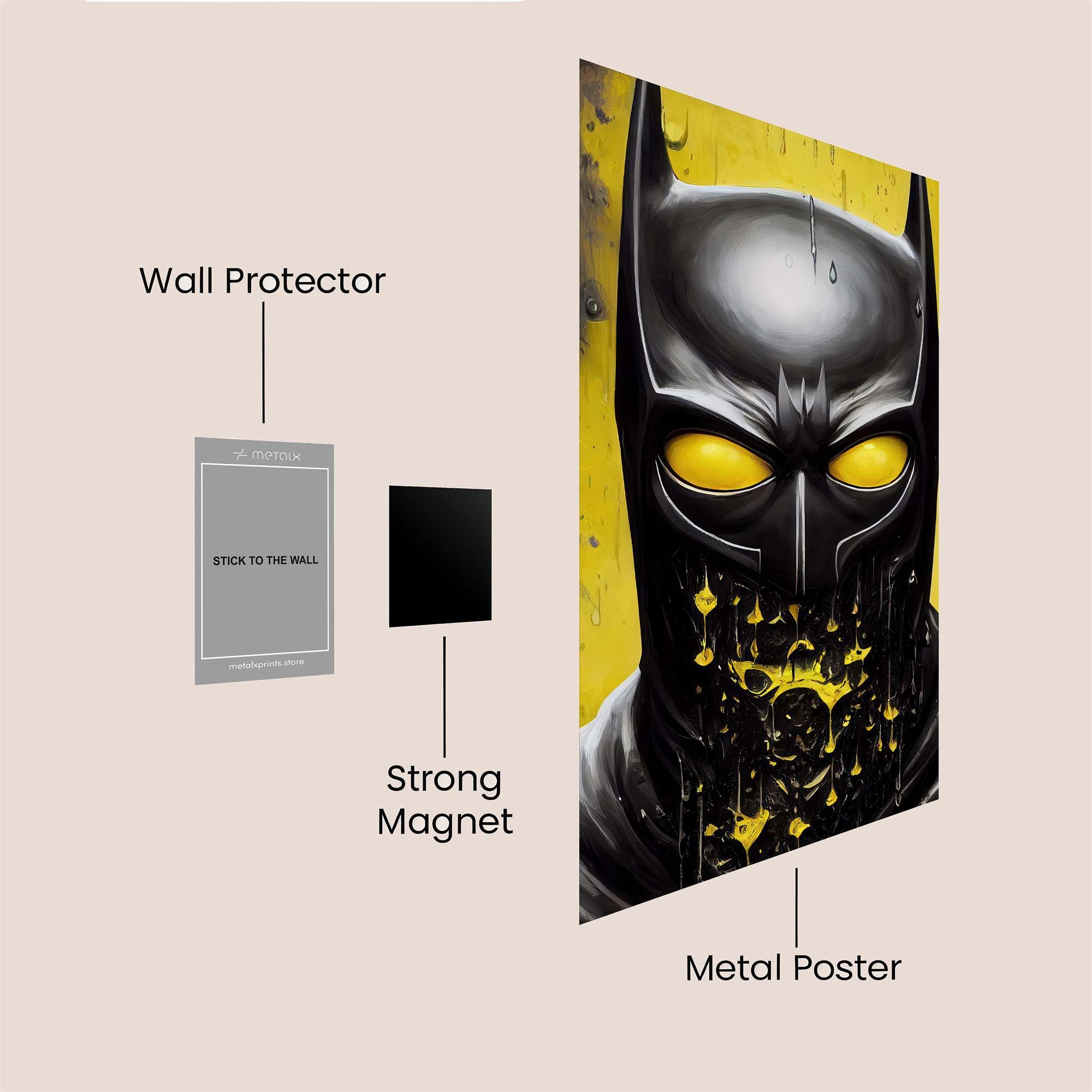 Batman Dripverse Safe Wall Magnetic / M