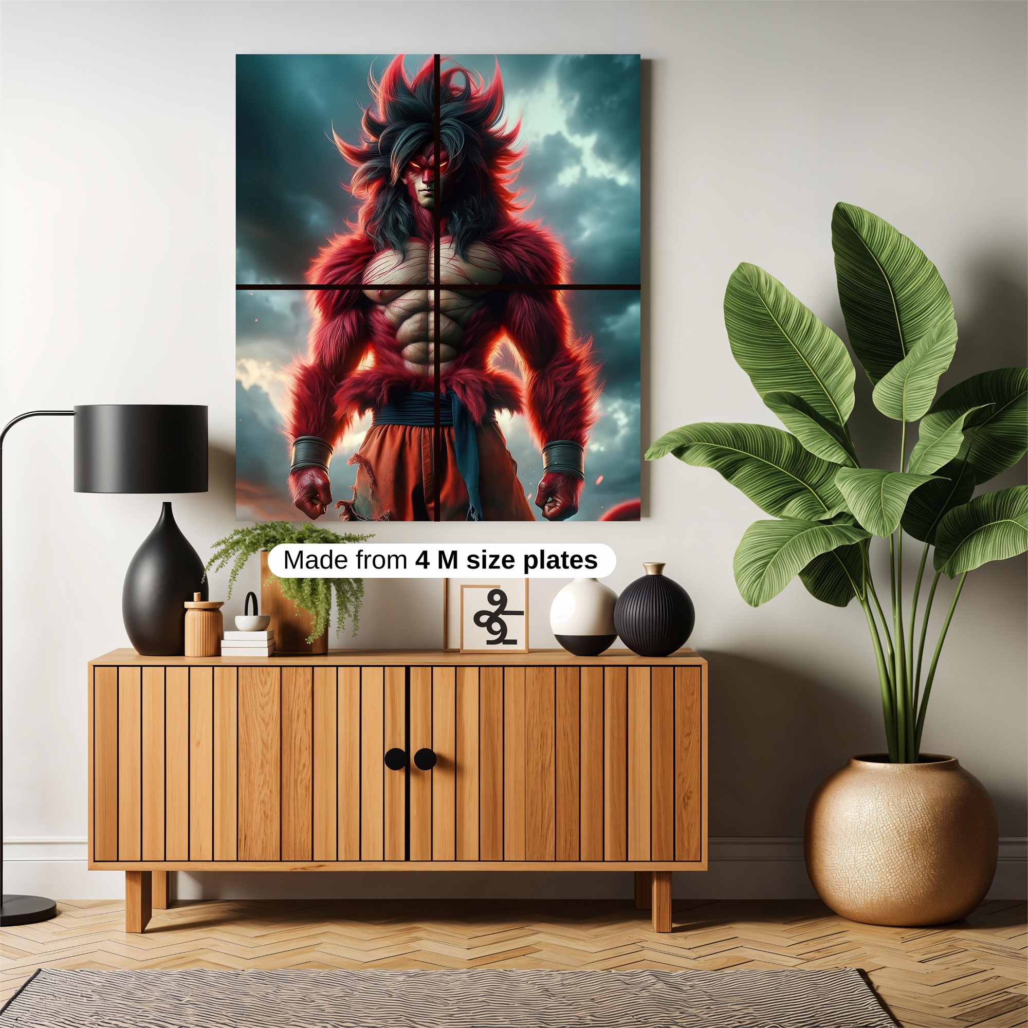 Saiyan Fury Safe Wall Magnetic / M