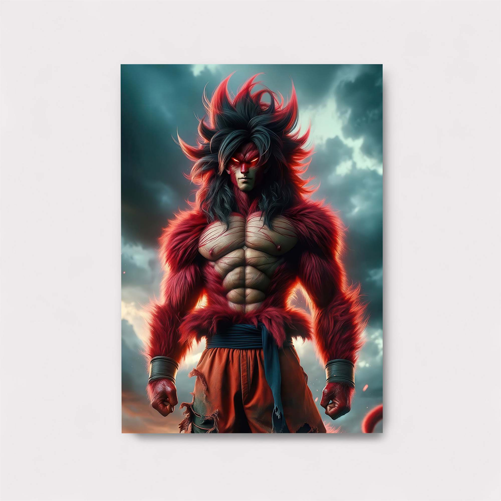 Saiyan Fury Safe Wall Magnetic / M