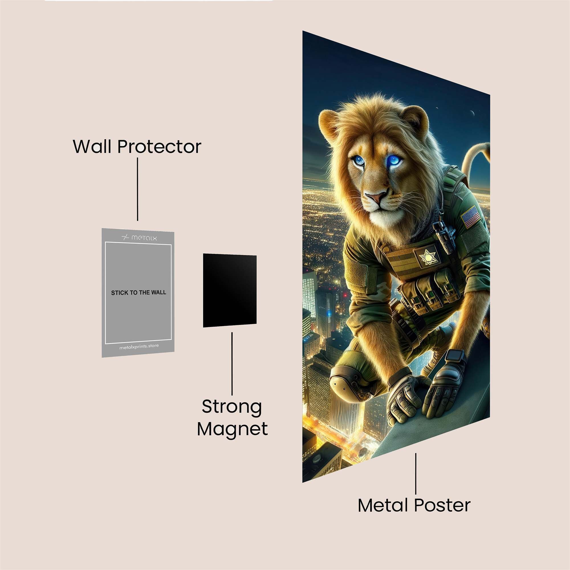 Feline Surge Safe Wall Magnetic / M