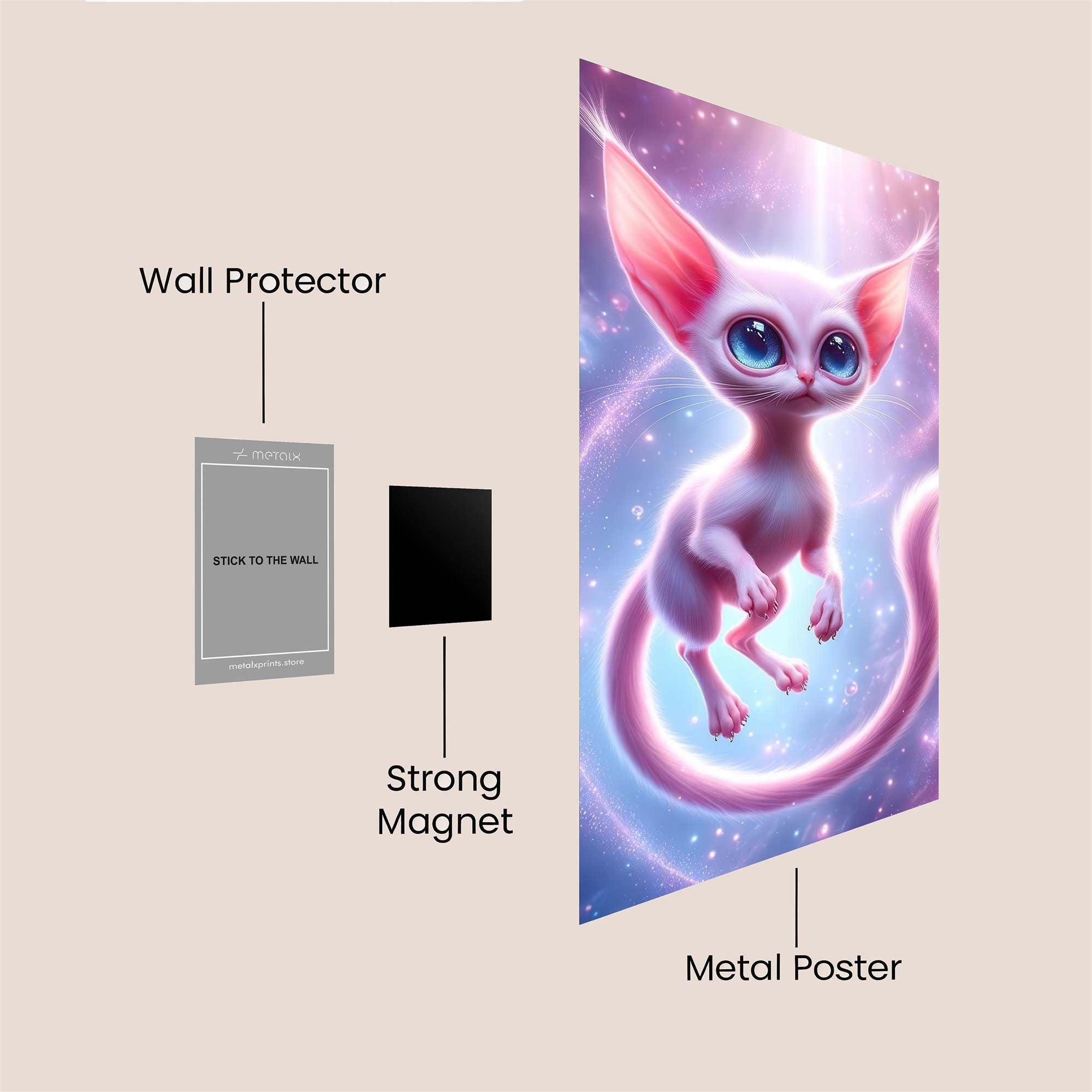 Cosmic Whimsy Safe Wall Magnetic / M