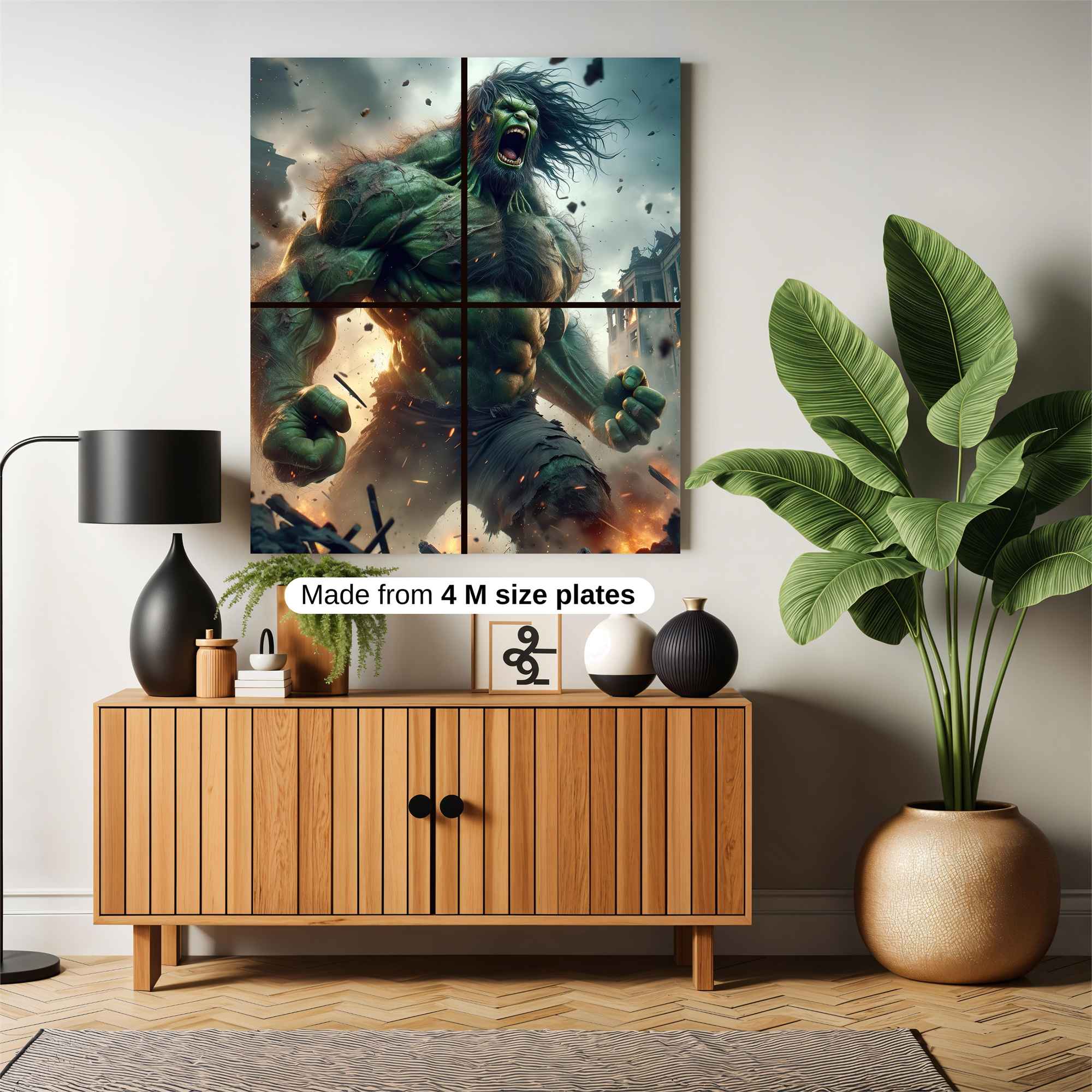 Hulk Rampage Safe Wall Magnetic / M