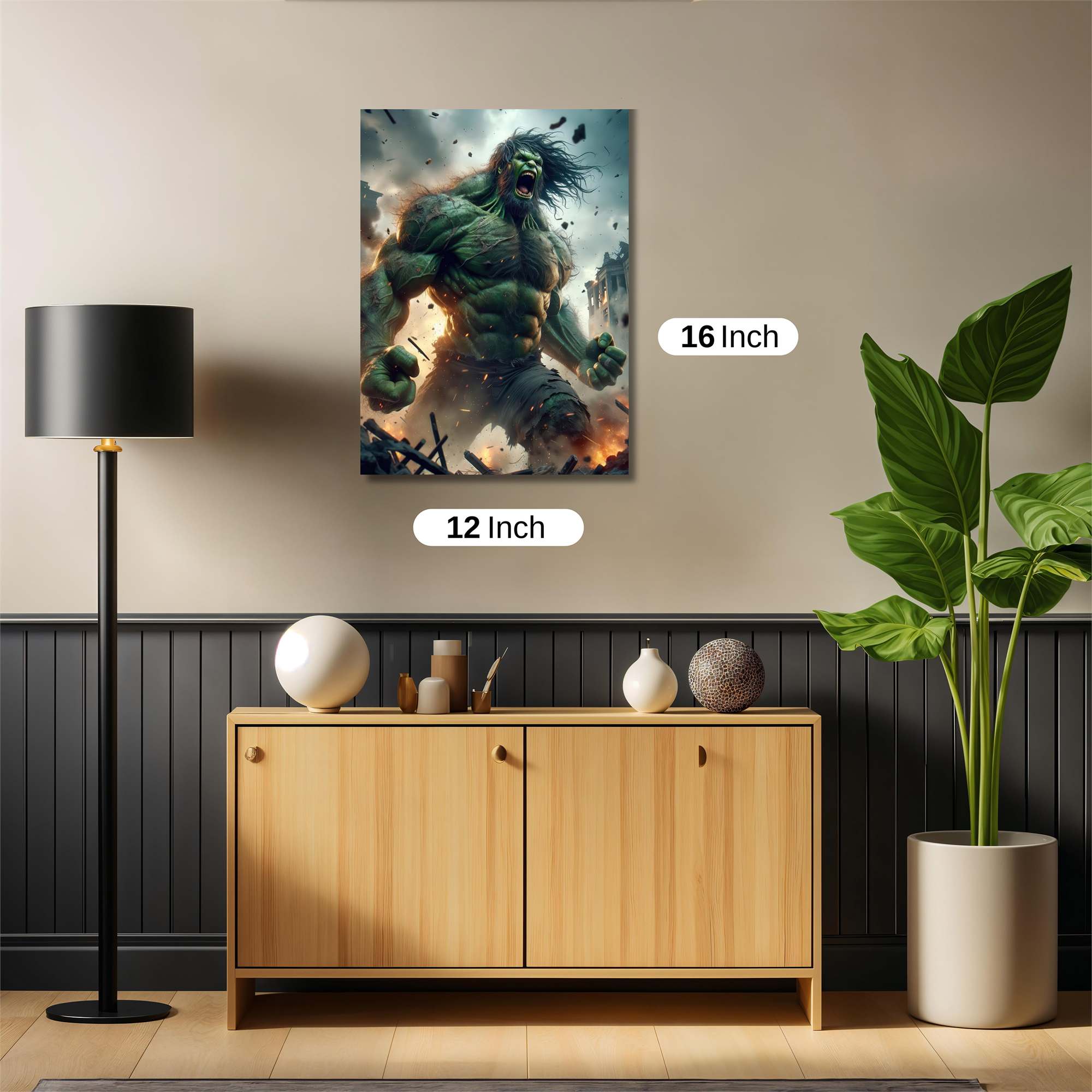 Hulk Rampage Safe Wall Magnetic / M
