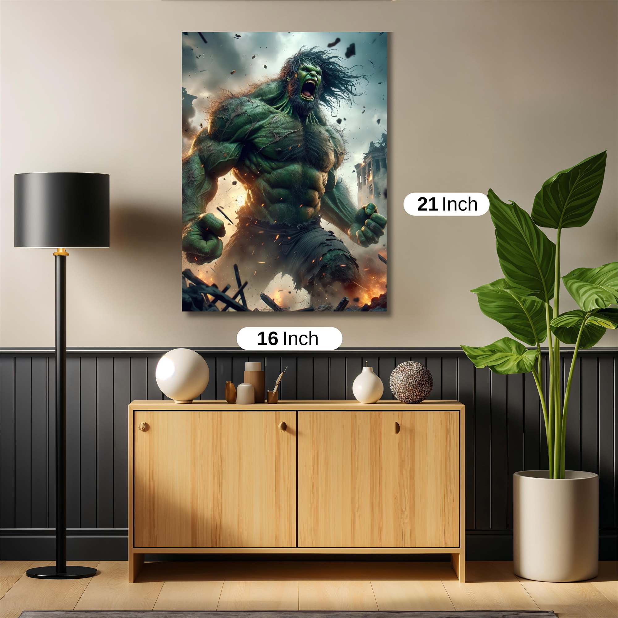 Hulk Rampage Safe Wall Magnetic / M