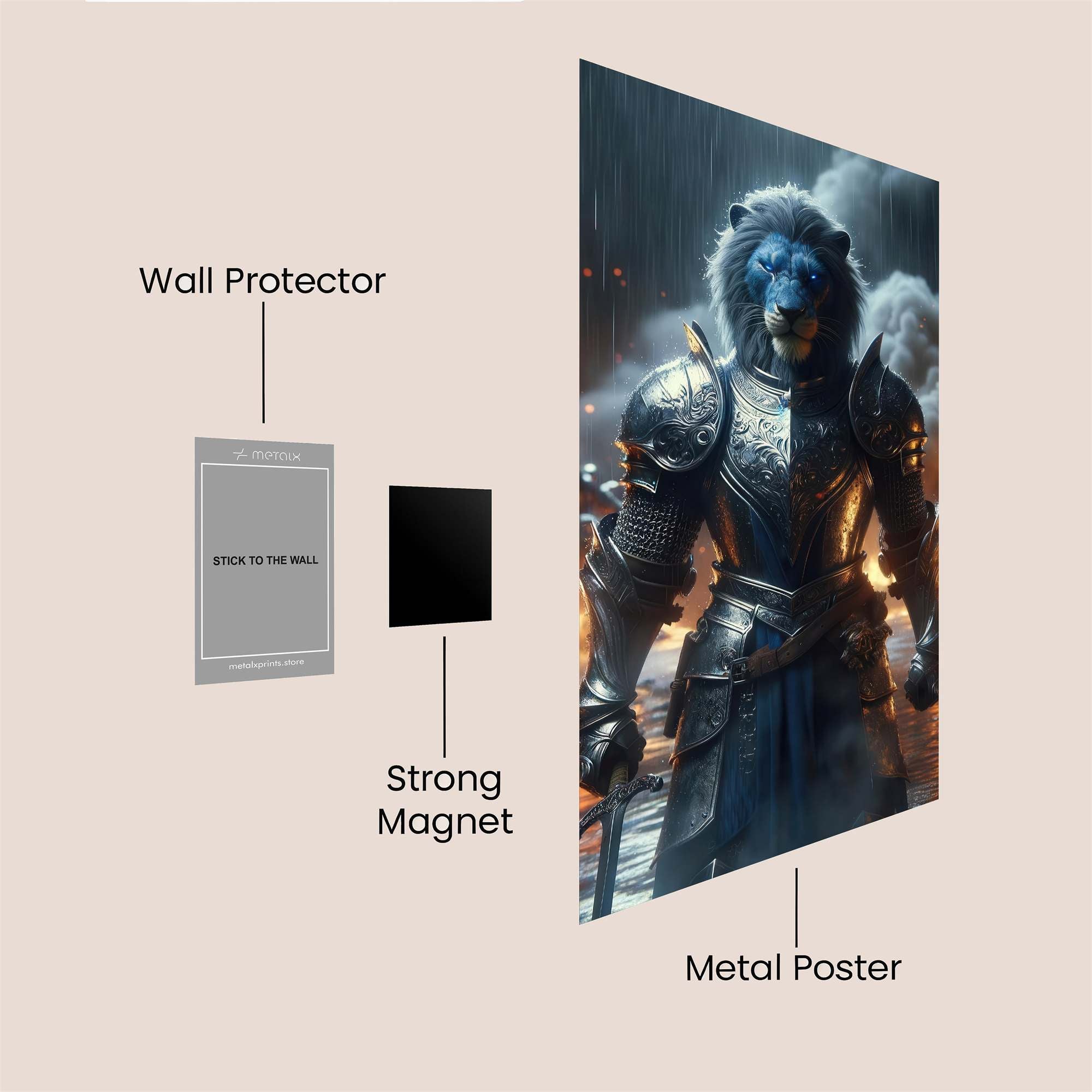 Majestic Gaze Safe Wall Magnetic / M