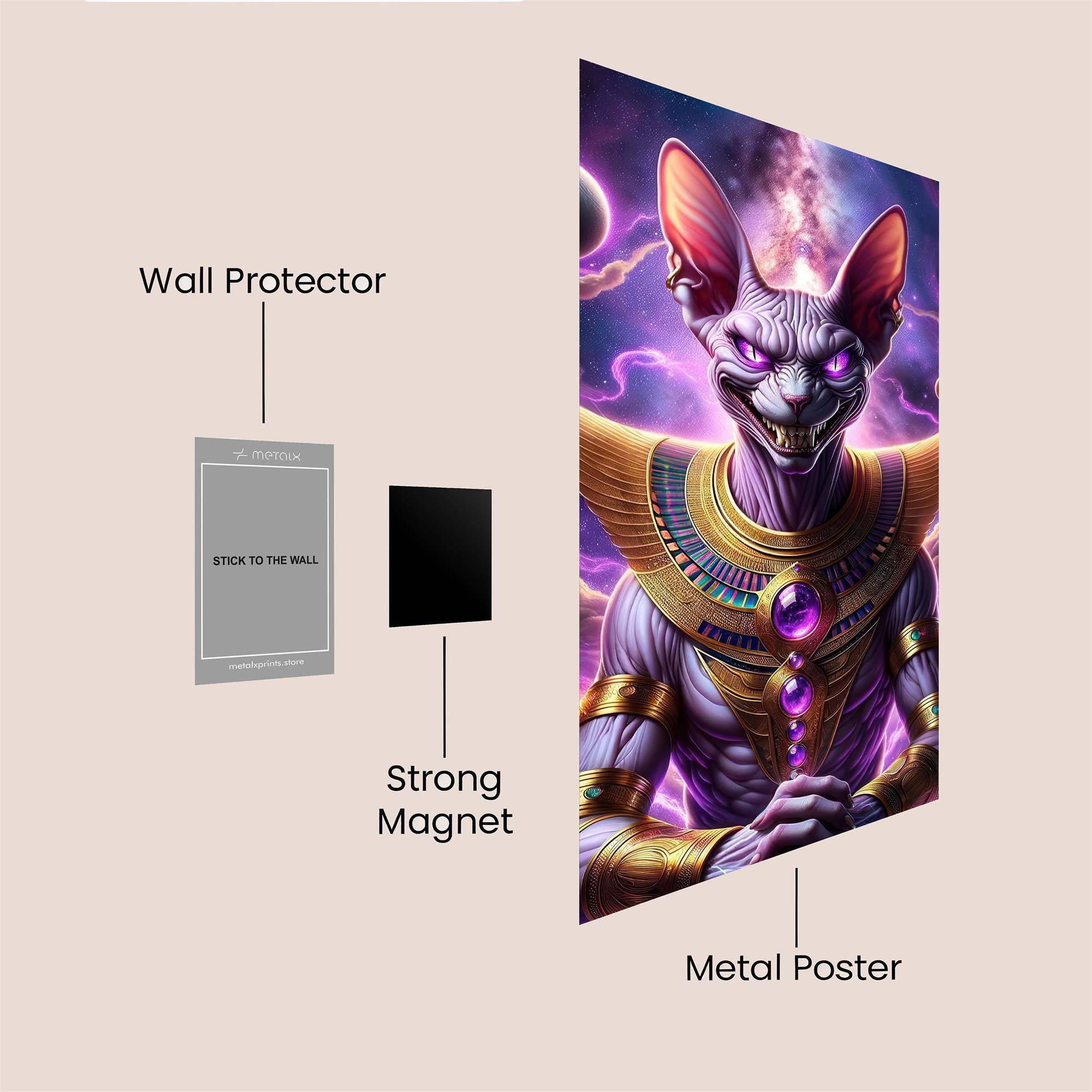 Cosmic Sphinx Safe Wall Magnetic / M