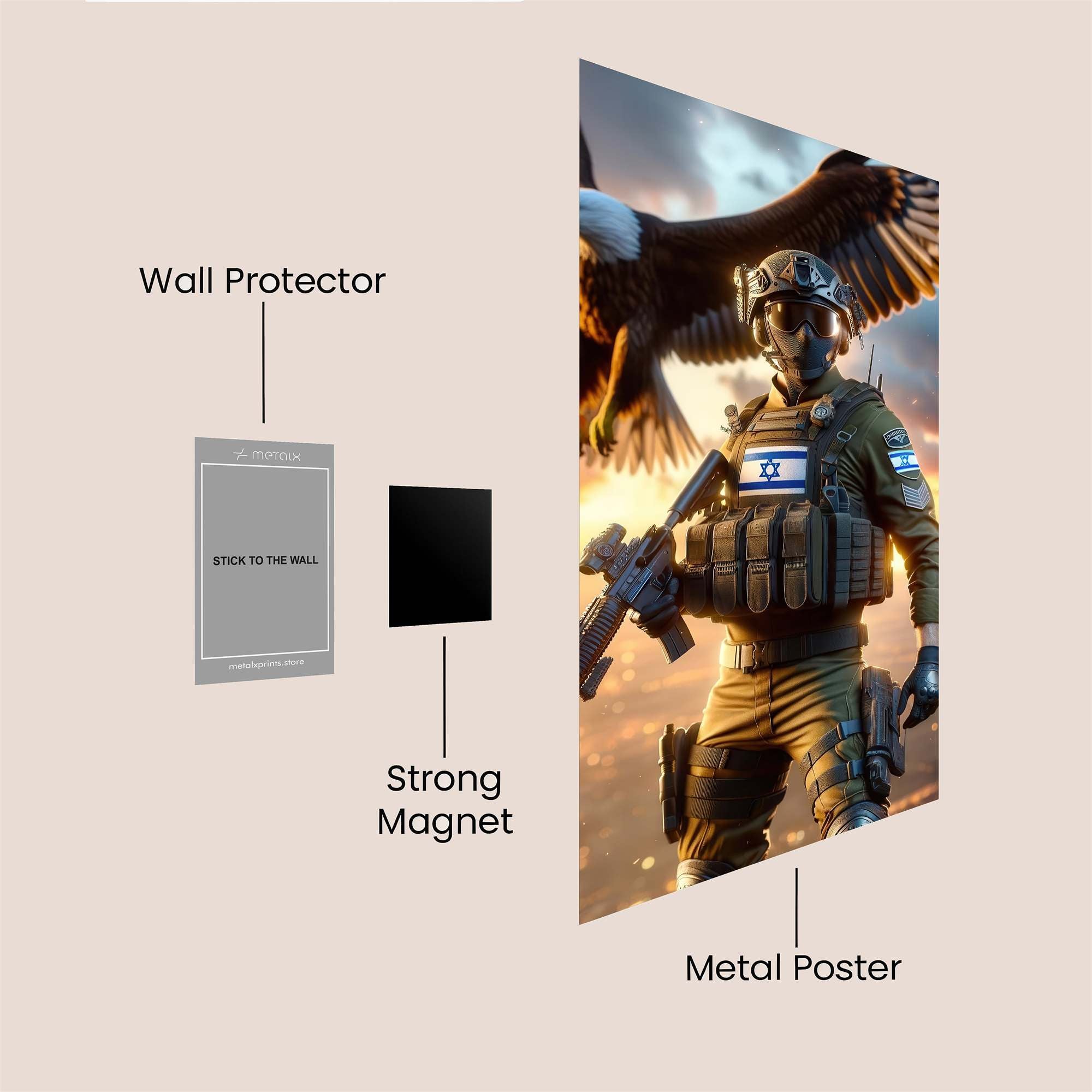 Infernal Majesty Safe Wall Magnetic / M