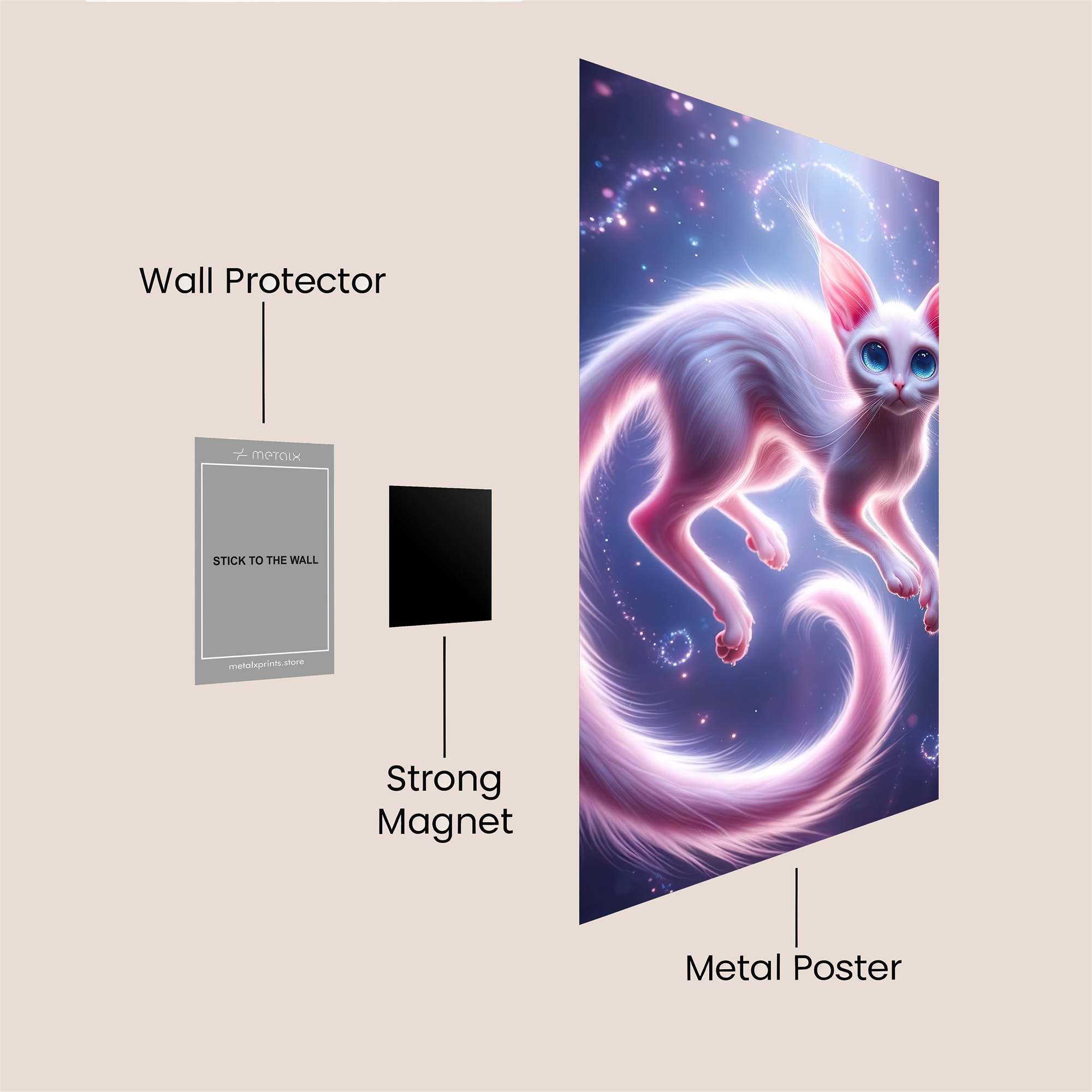 Celestial Whimsy Safe Wall Magnetic / M