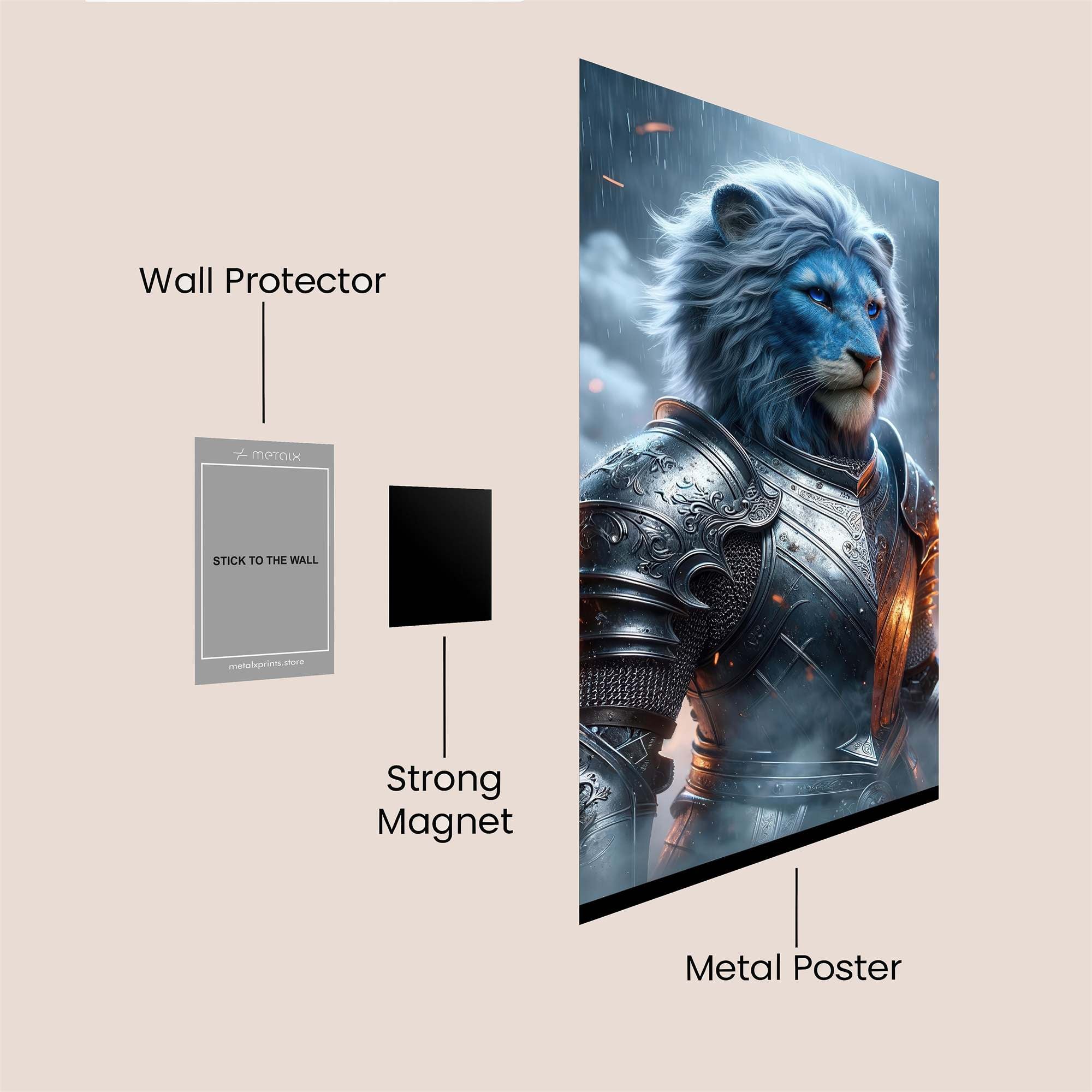 Lion Majesty Safe Wall Magnetic / M