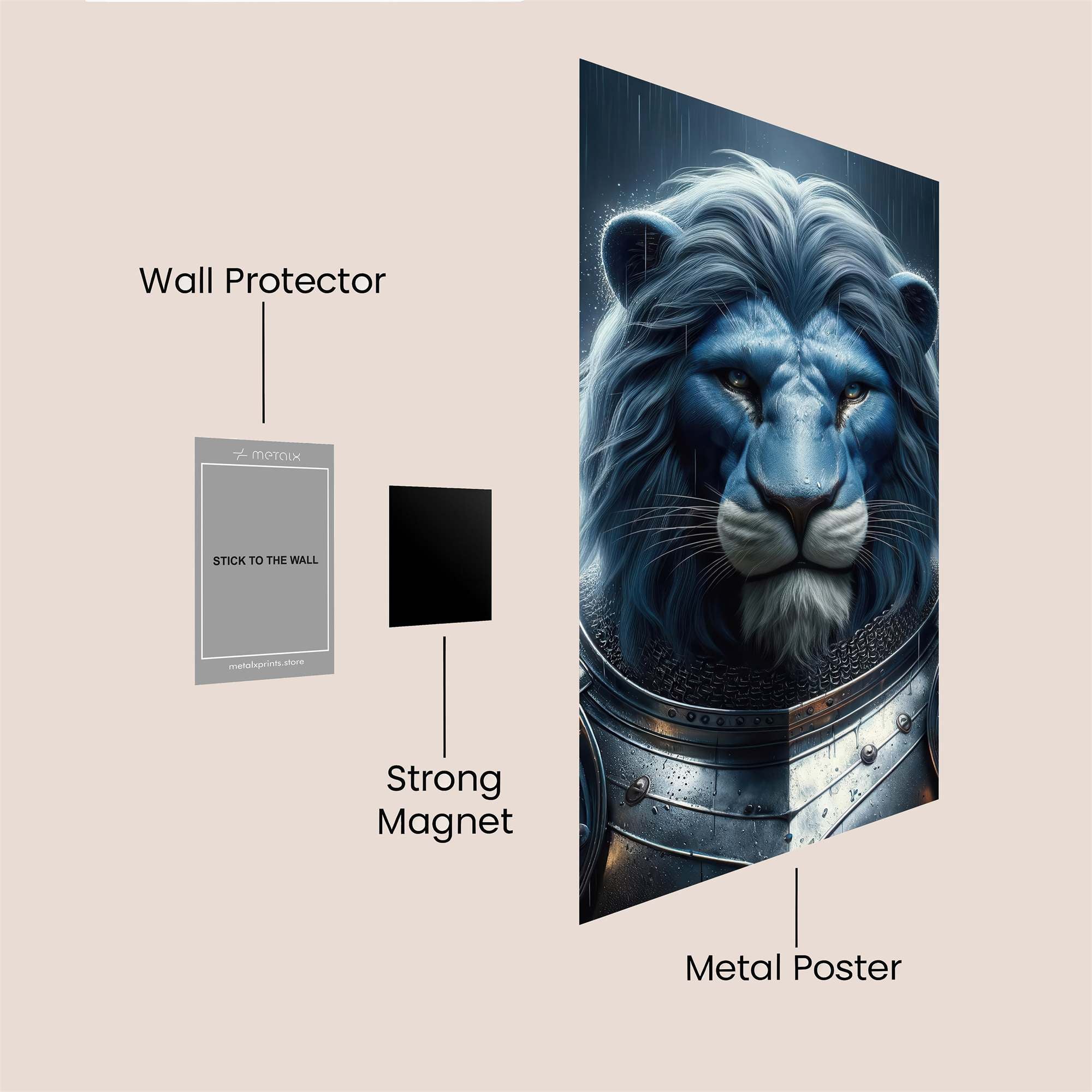 Lion Valor Safe Wall Magnetic / M