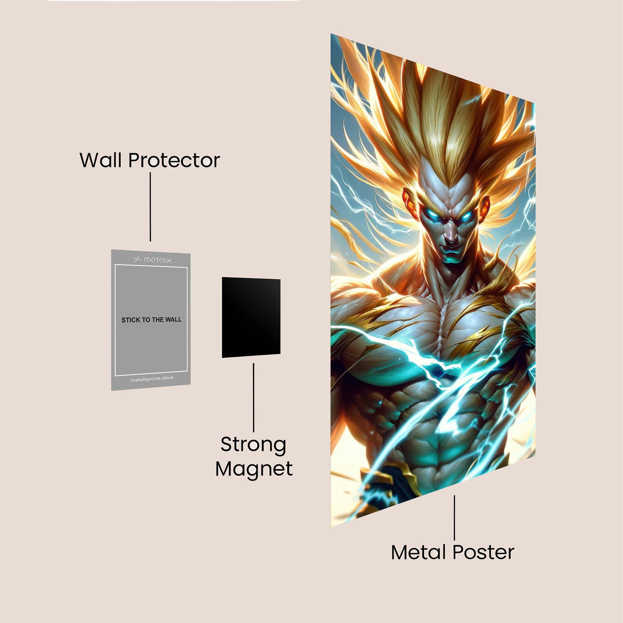 Vegeta Voltaic Safe Wall Magnetic / M