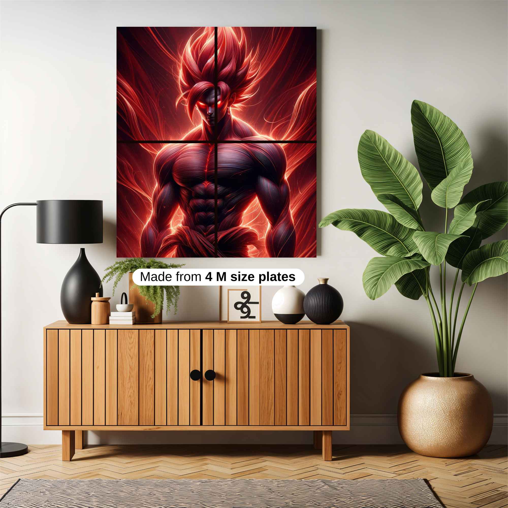 Saiyan Inferno Safe Wall Magnetic / M