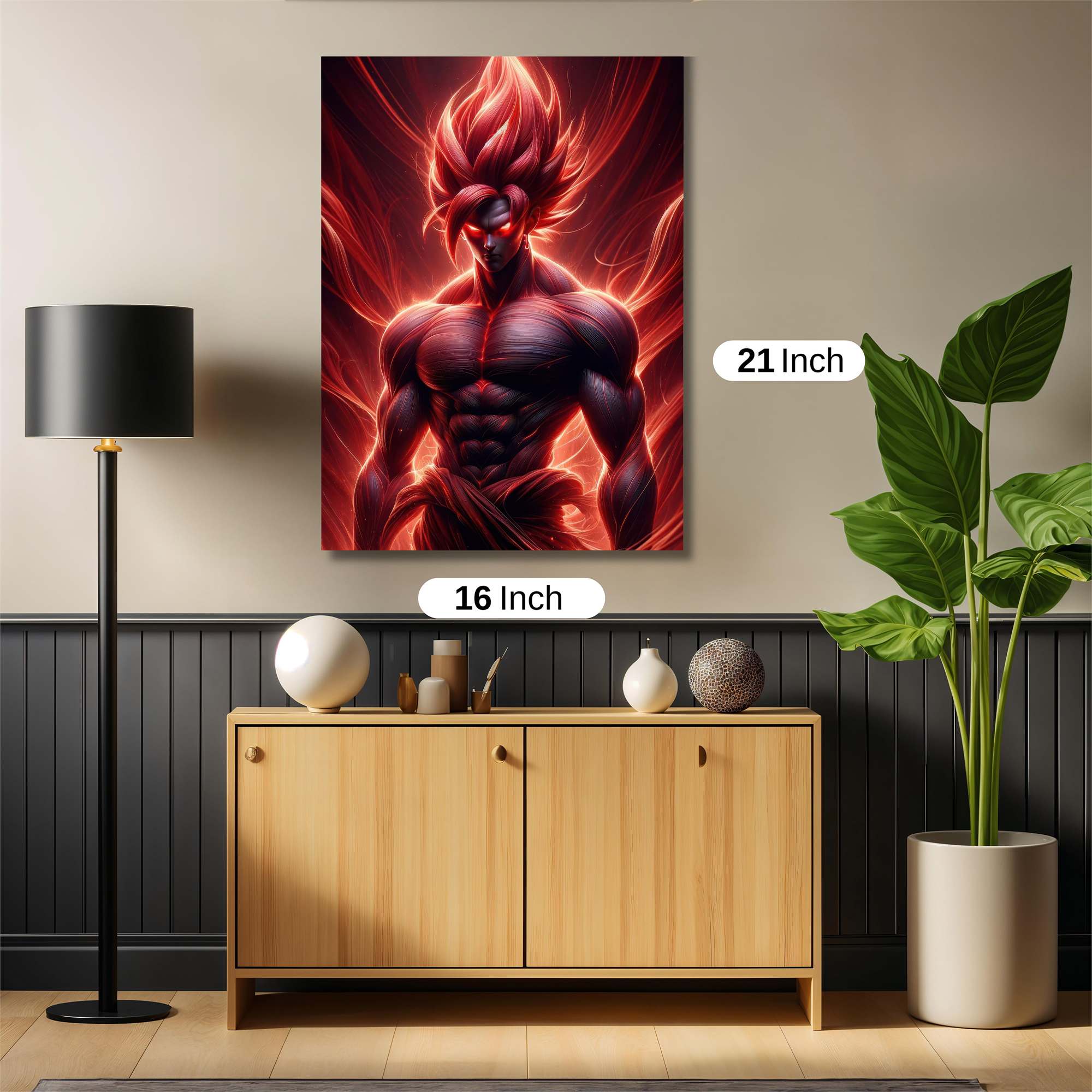 Saiyan Inferno Safe Wall Magnetic / M