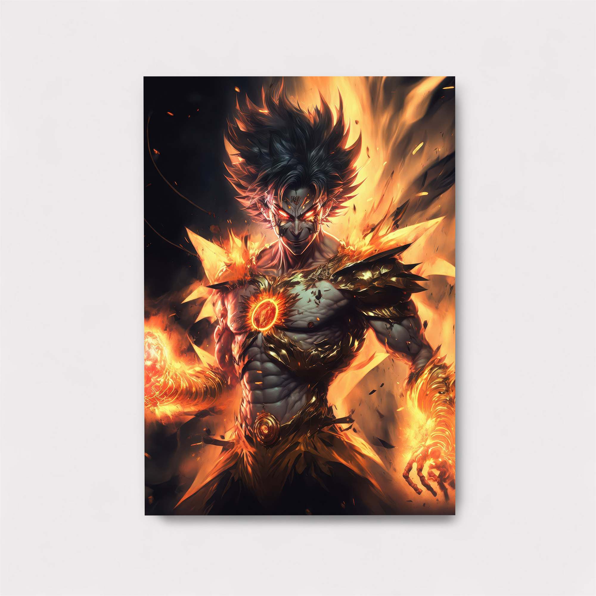 Flame Warrior Safe Wall Magnetic / M
