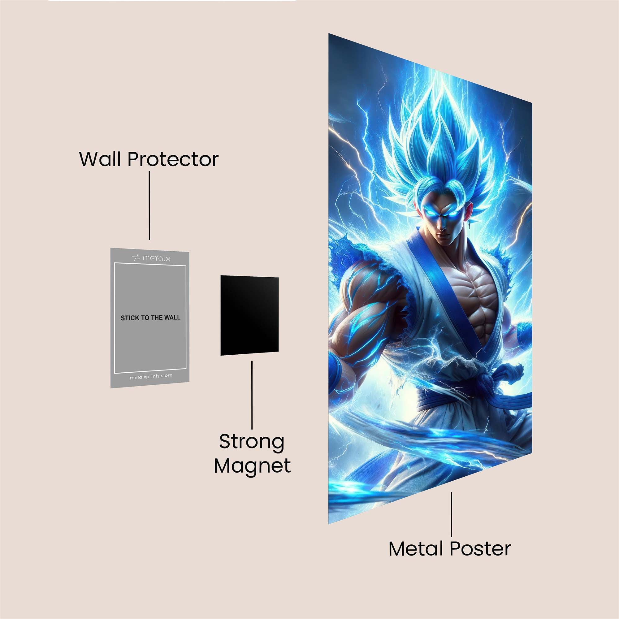 Saiyan Storm Safe Wall Magnetic / M