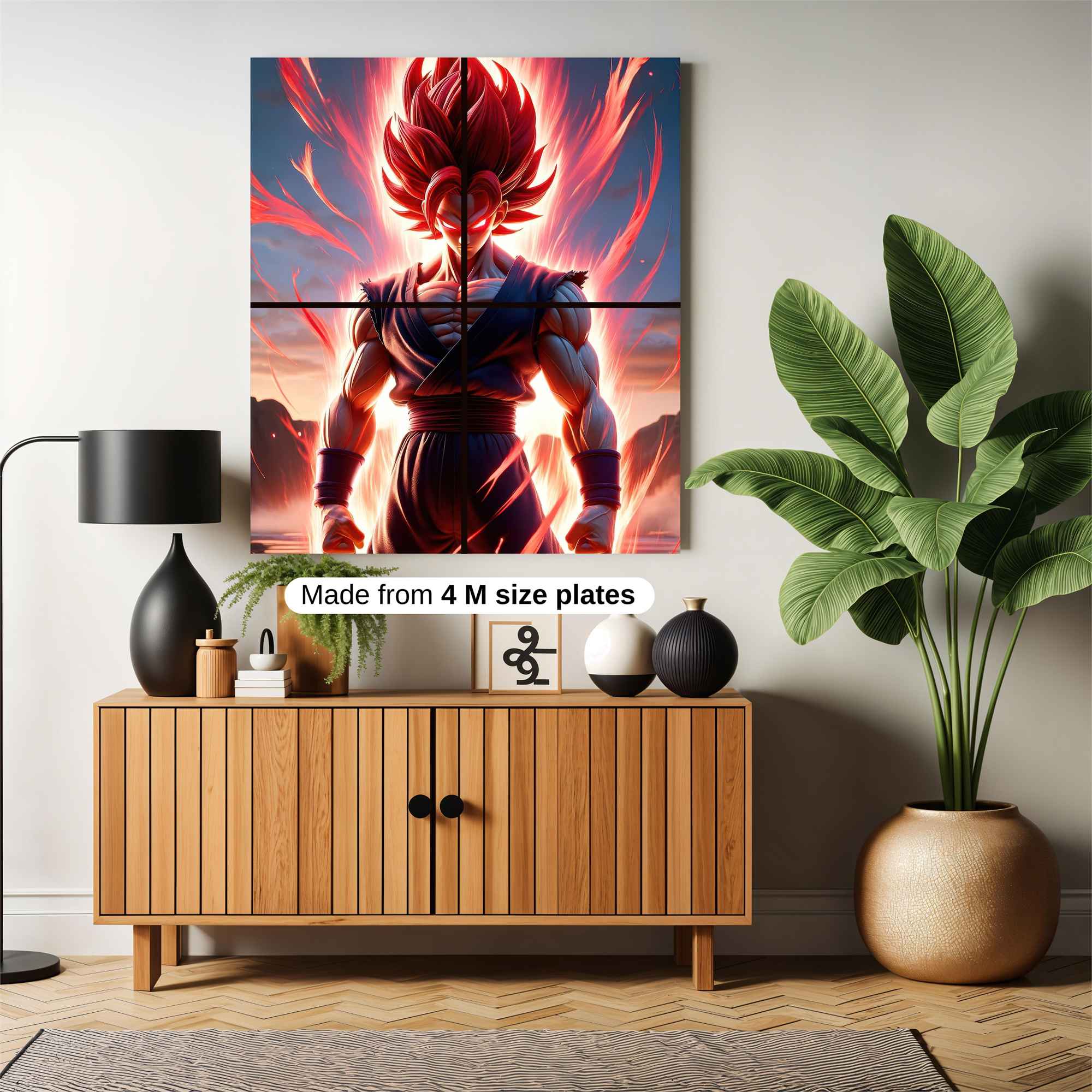 Saiyan Fury Safe Wall Magnetic / M