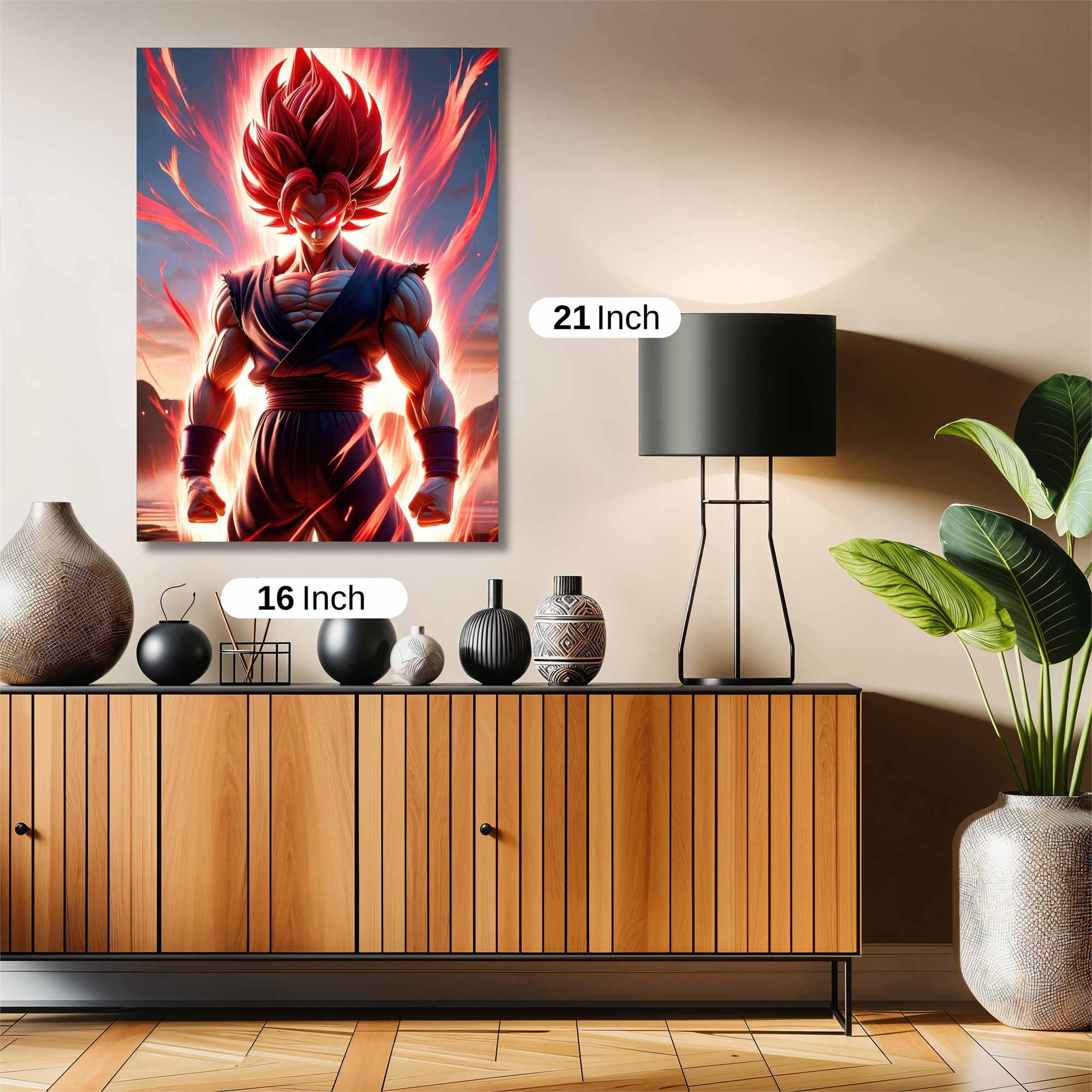 Saiyan Fury Safe Wall Magnetic / M