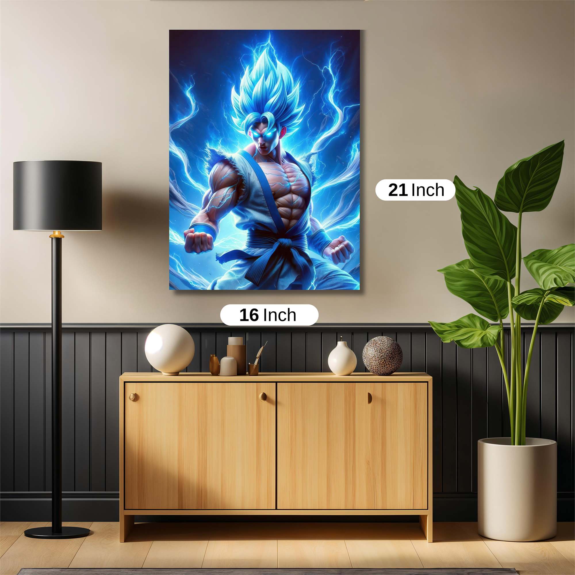 Saiyan Surge Safe Wall Magnetic / M