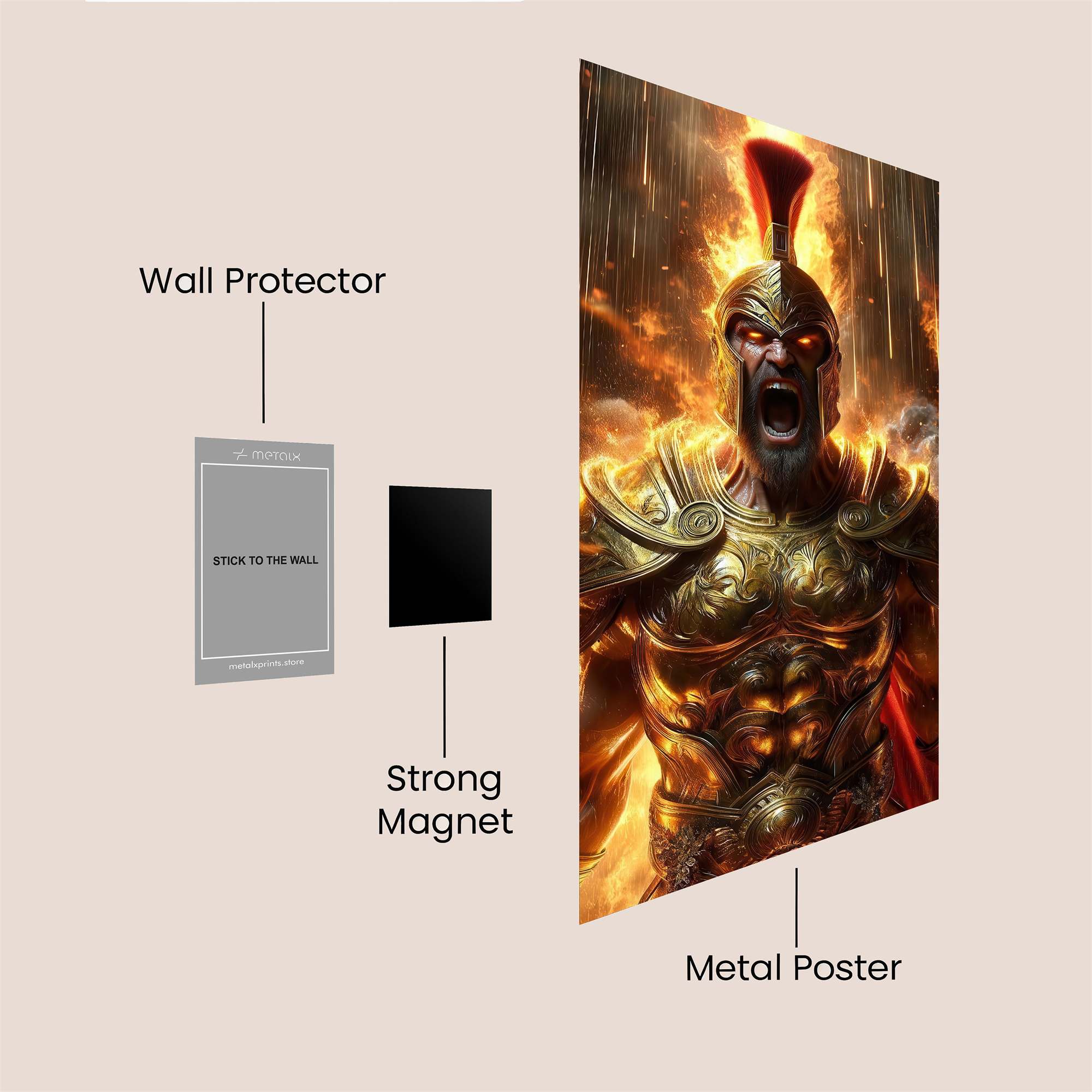 Spartan Fury Safe Wall Magnetic / M