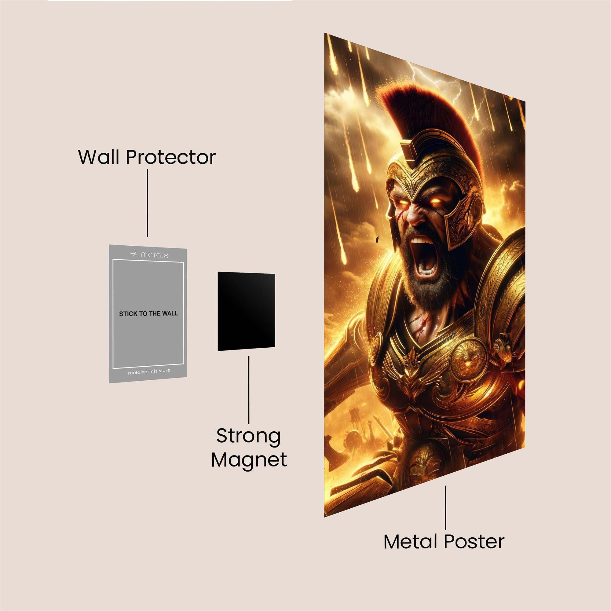Warrior Blaze Safe Wall Magnetic / M