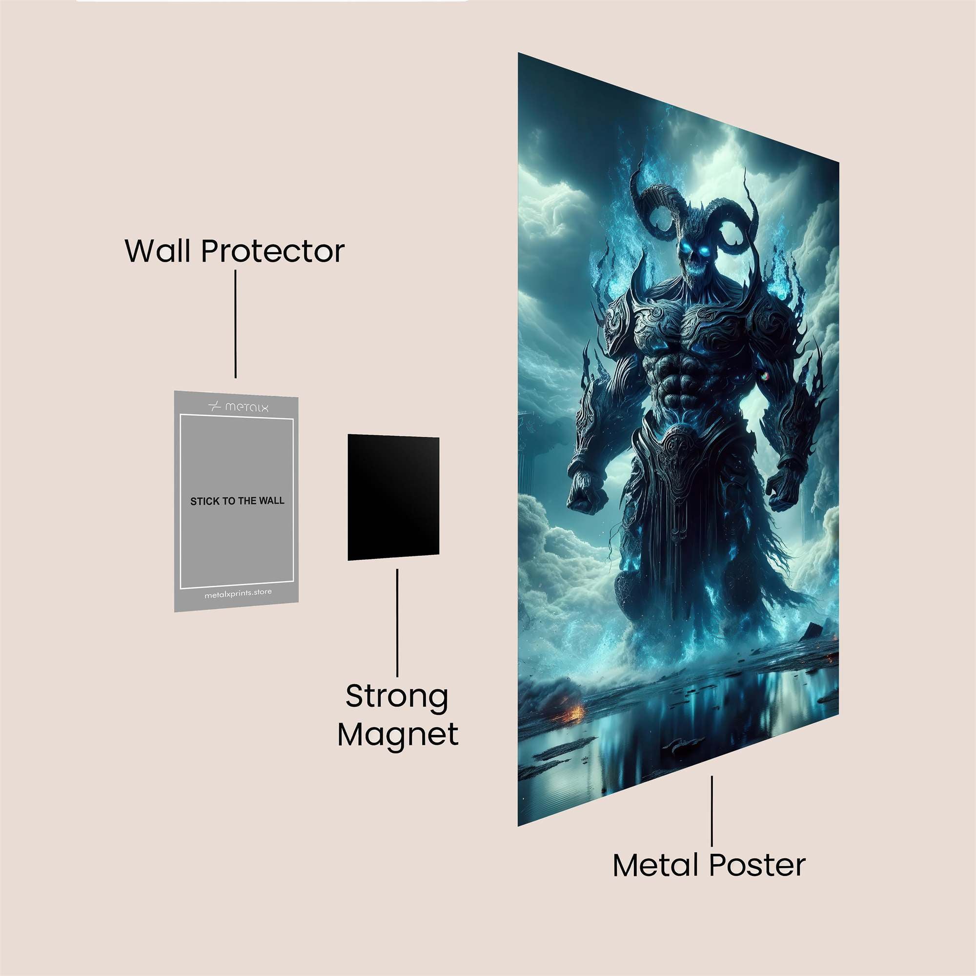 Infernal Majesty Safe Wall Magnetic / M