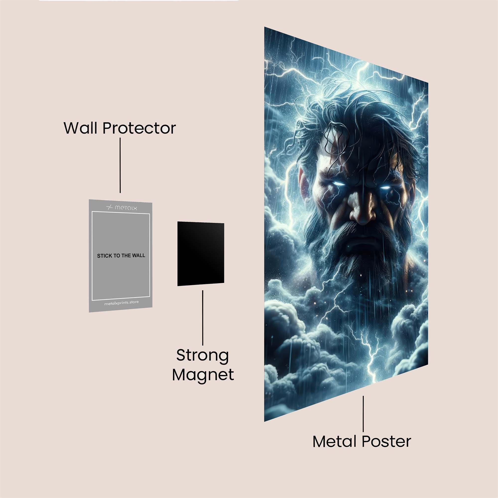 Zeus Intensity Safe Wall Magnetic / M