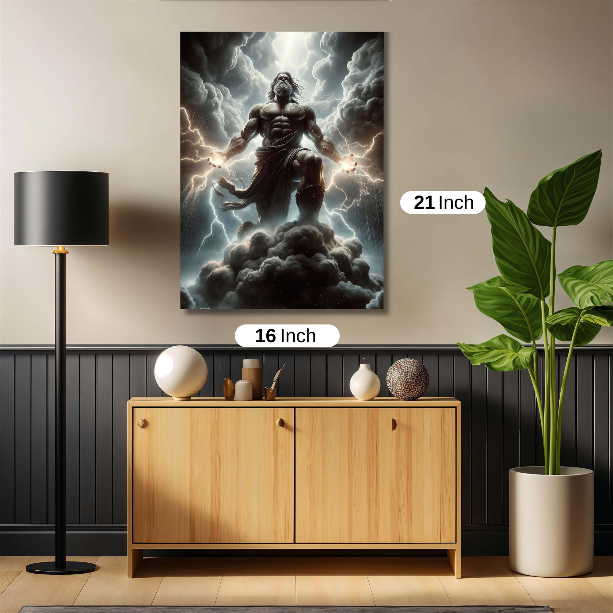 Zeus Thunderstorm Safe Wall Magnetic / M