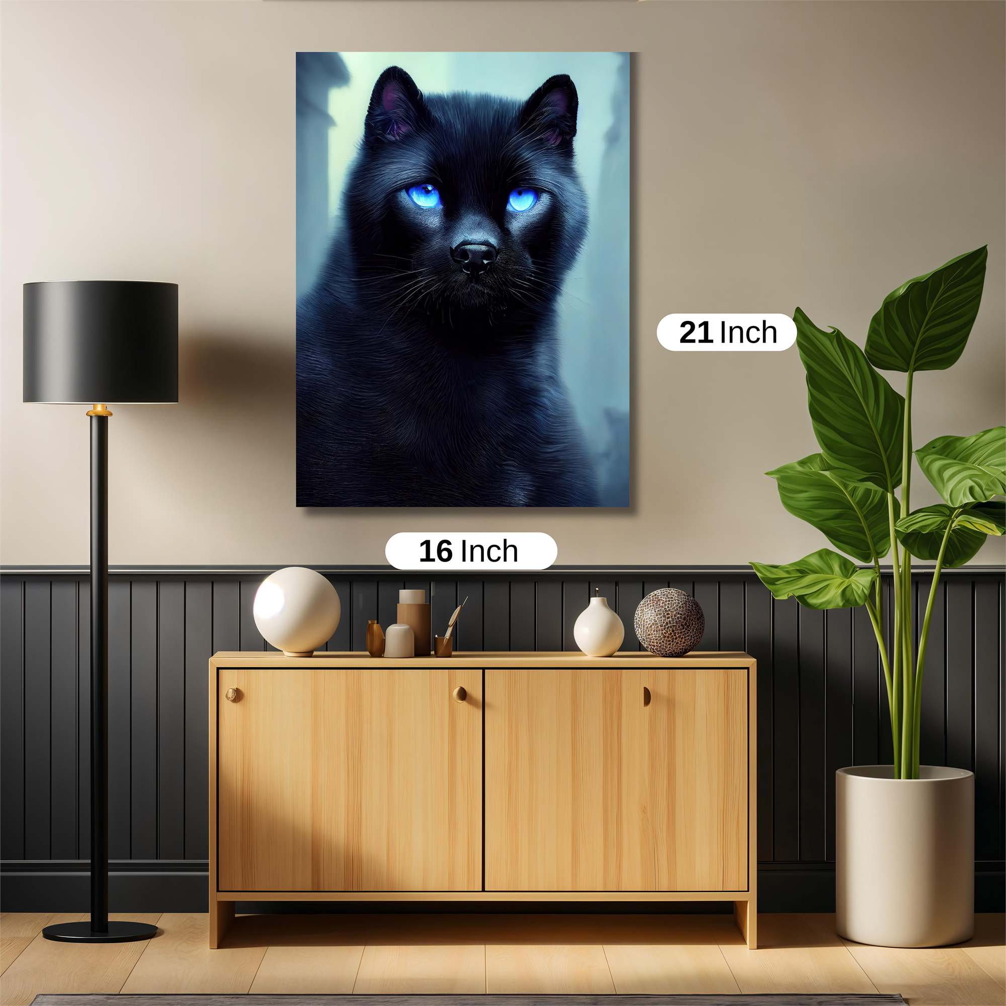 Mystic Feline Safe Wall Magnetic / M