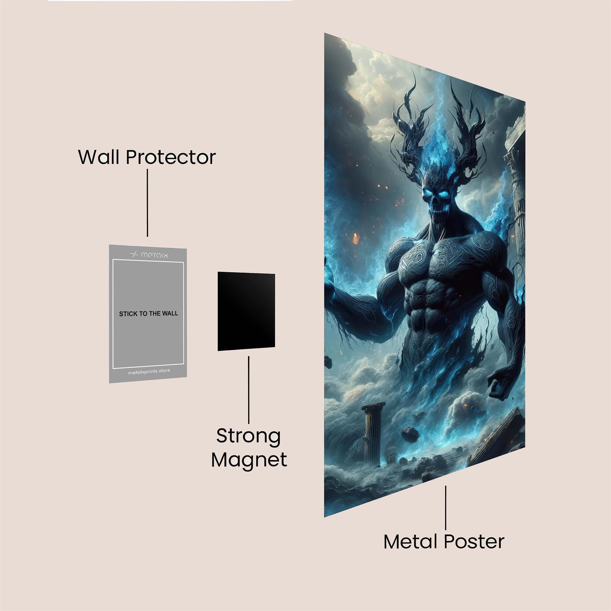Inferno Titan Safe Wall Magnetic / M
