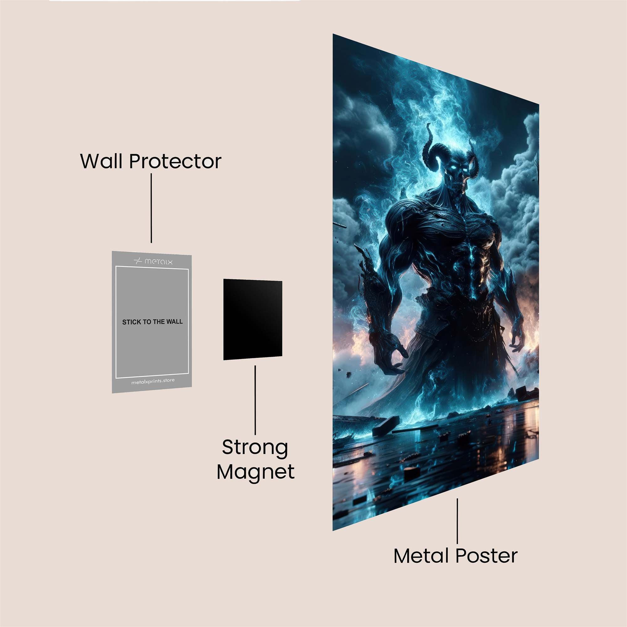 Infernal Majesty Safe Wall Magnetic / M