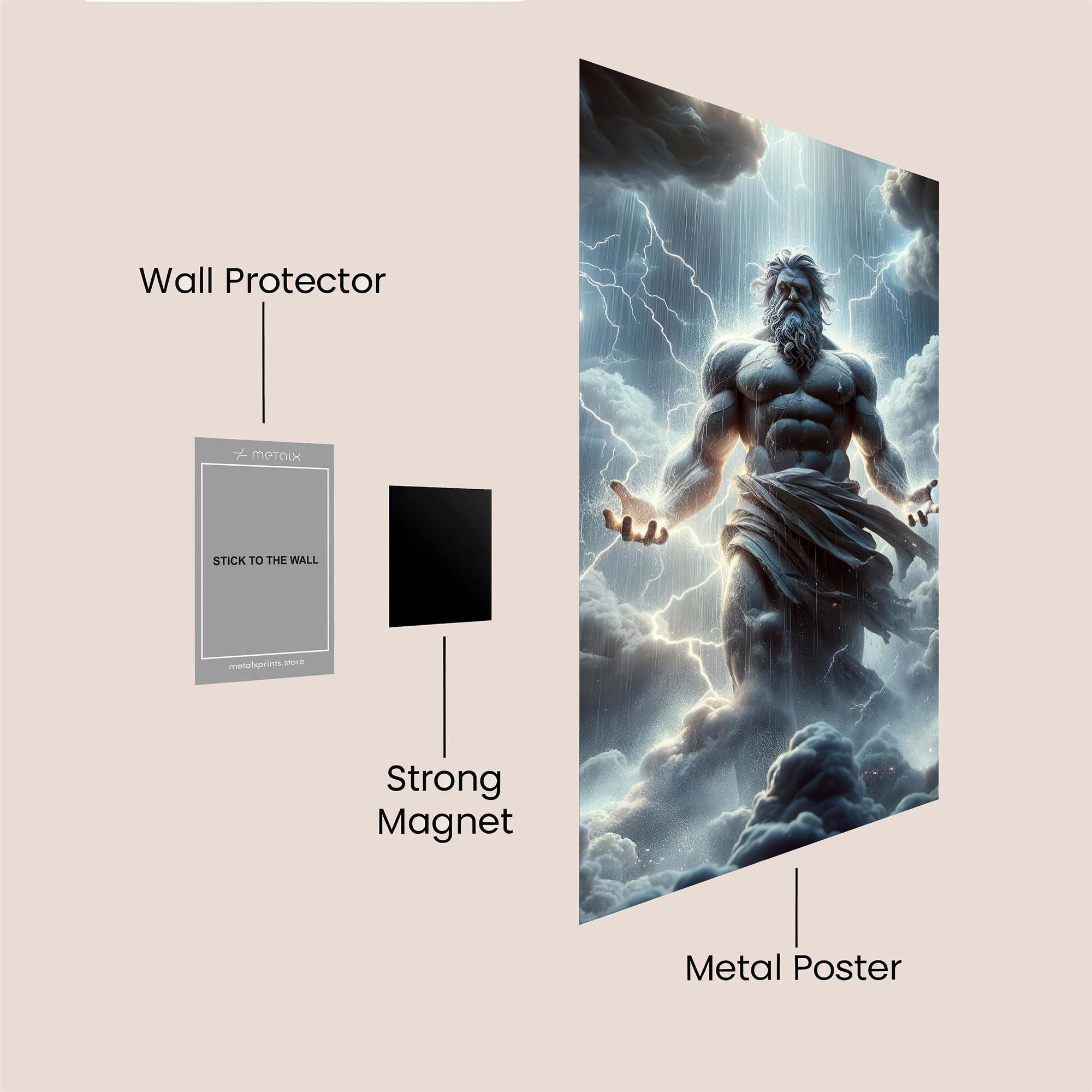 Zeus Radiance Safe Wall Magnetic / M