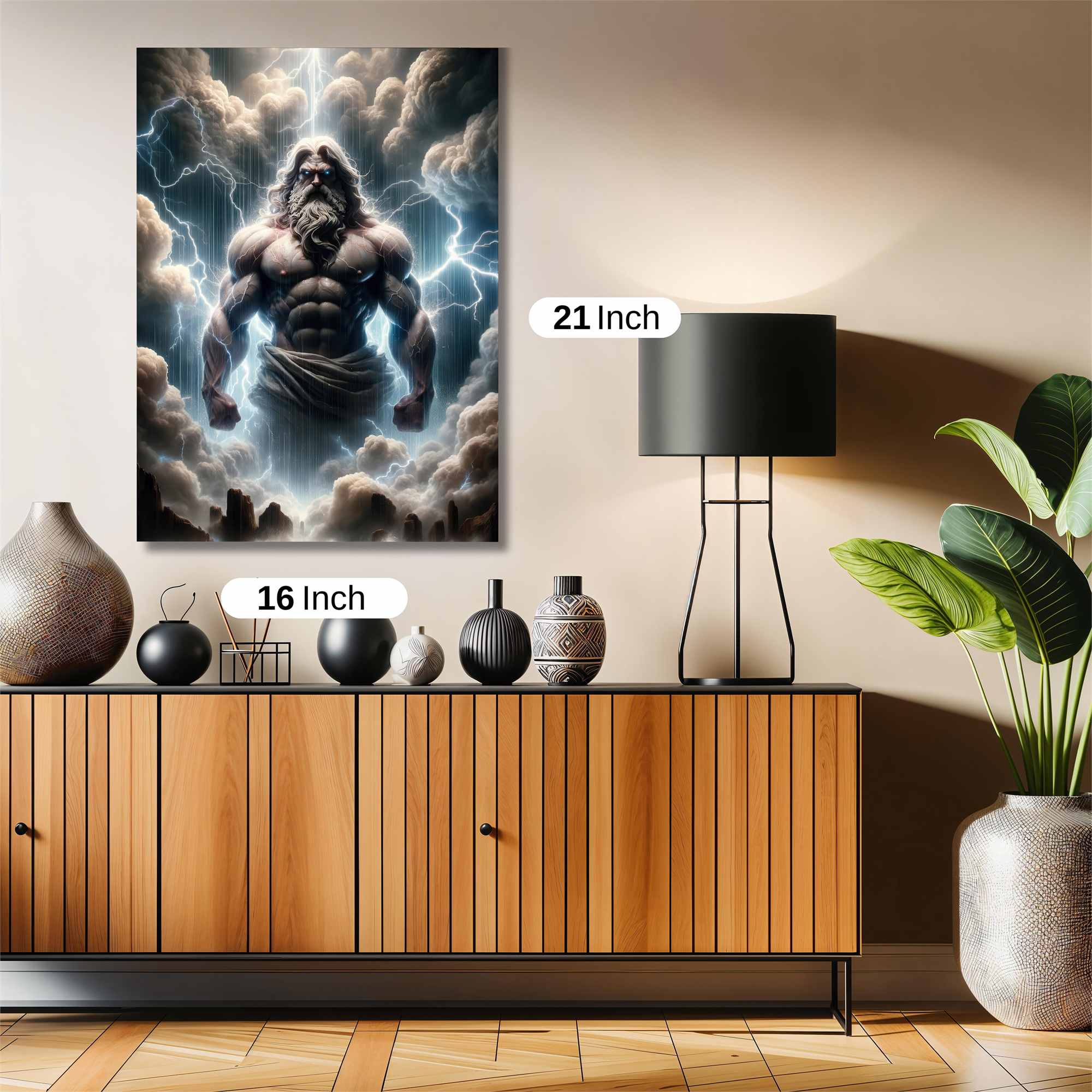 Zeus Thunderstorm Safe Wall Magnetic / M