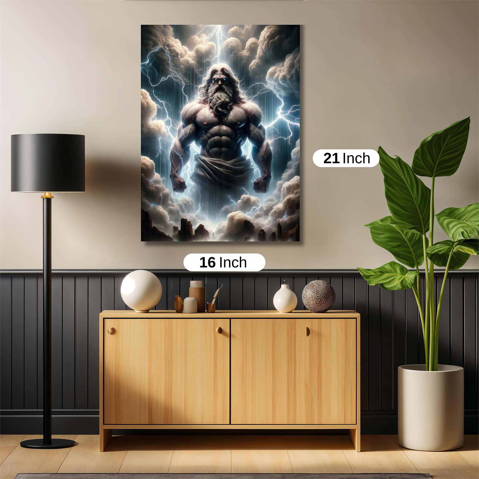 Zeus Thunderstorm Safe Wall Magnetic / M