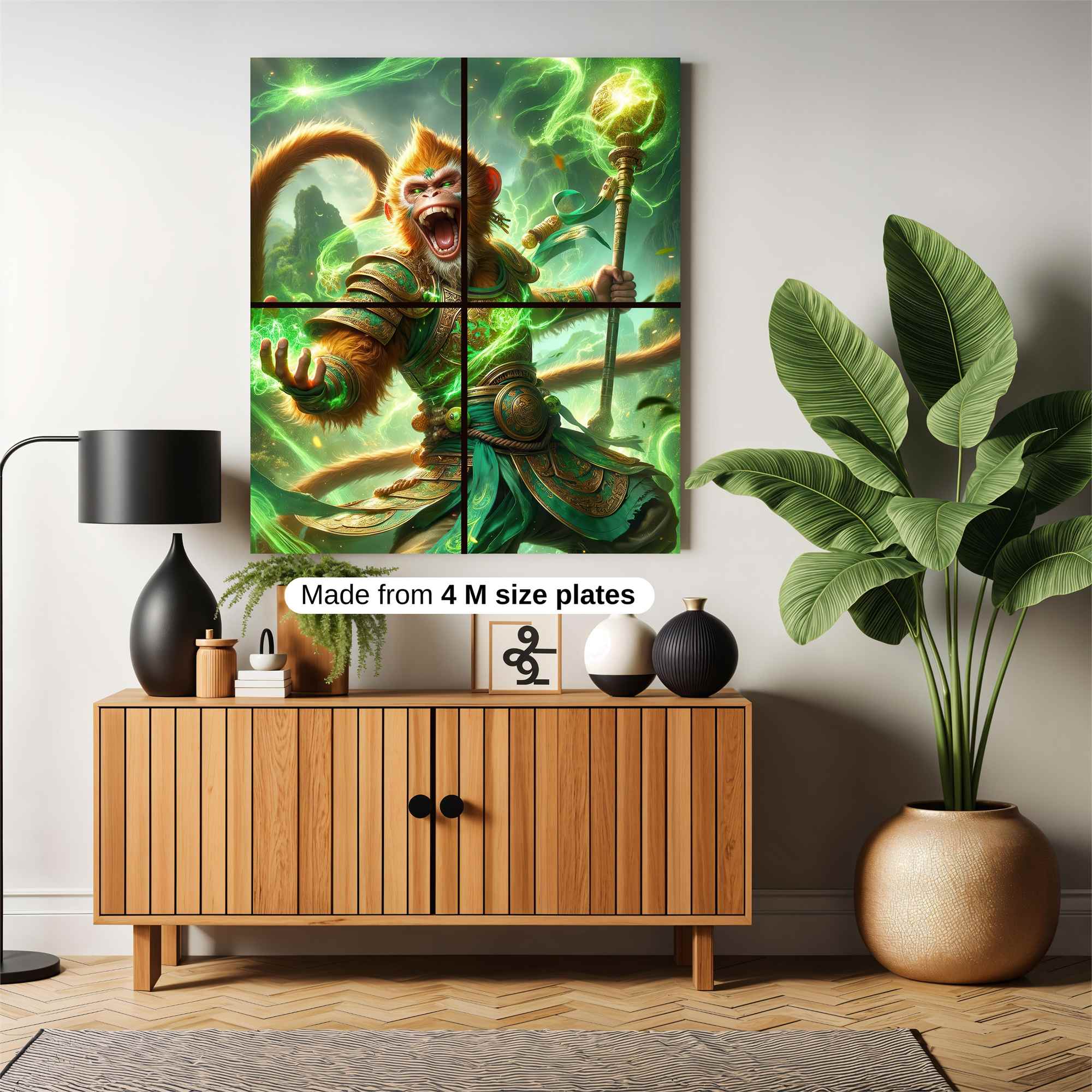Monkey Enchantment Safe Wall Magnetic / M