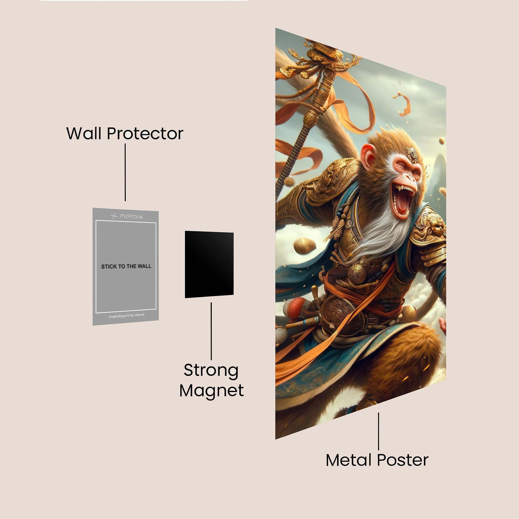 Monkey Valor Safe Wall Magnetic / M