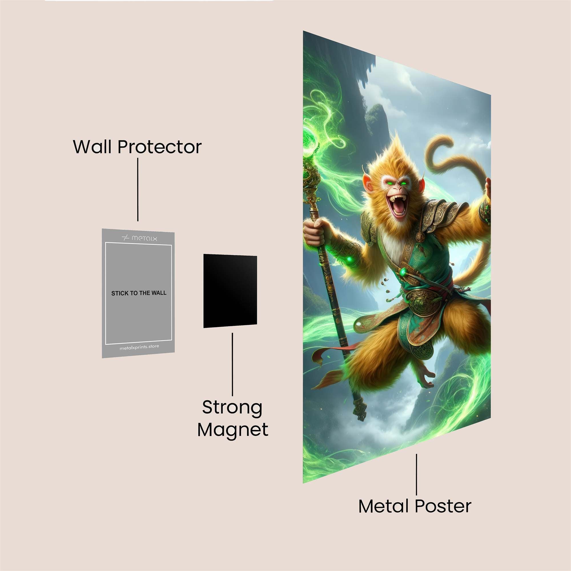 Simian Sorcery Safe Wall Magnetic / M