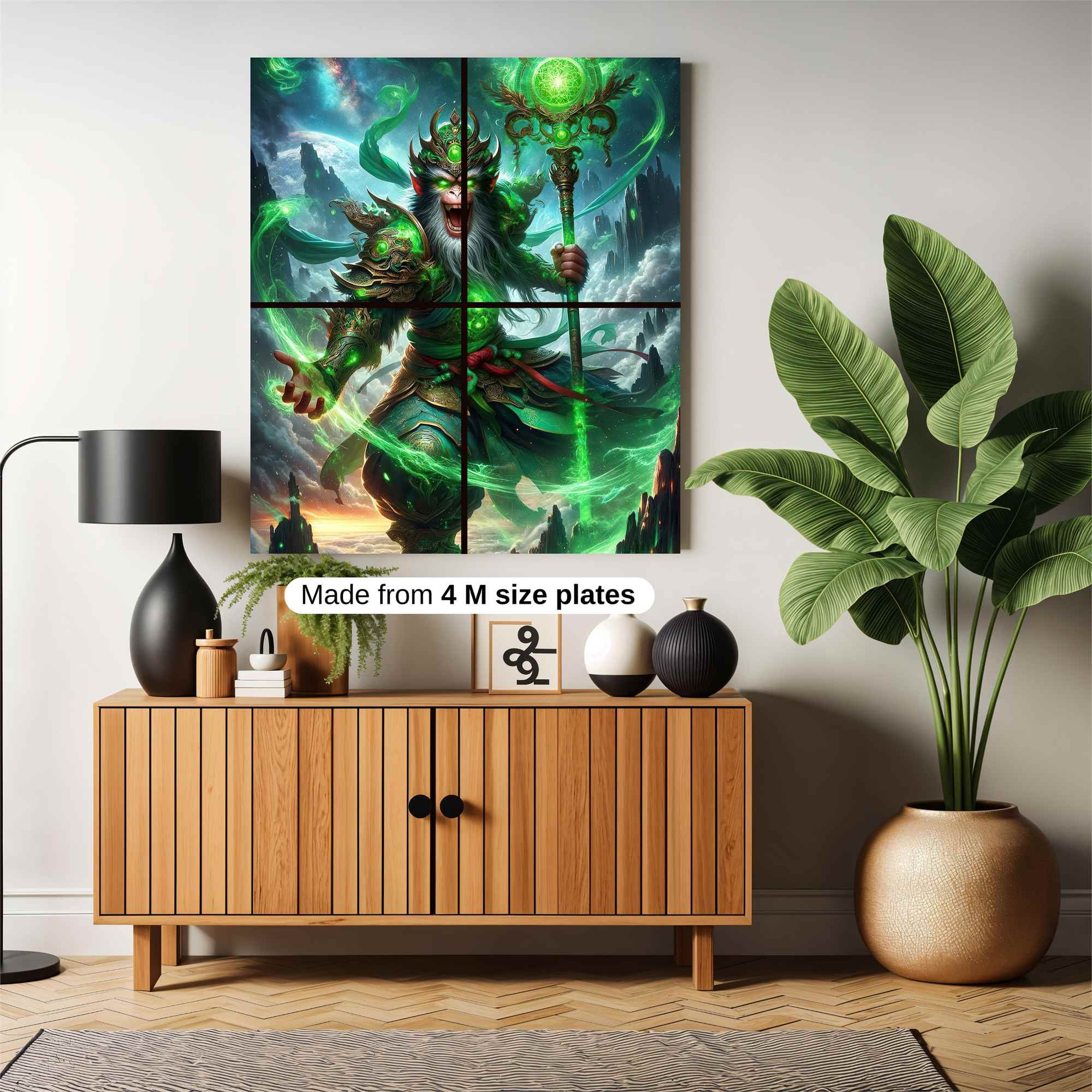 Monkey Emerald Safe Wall Magnetic / M