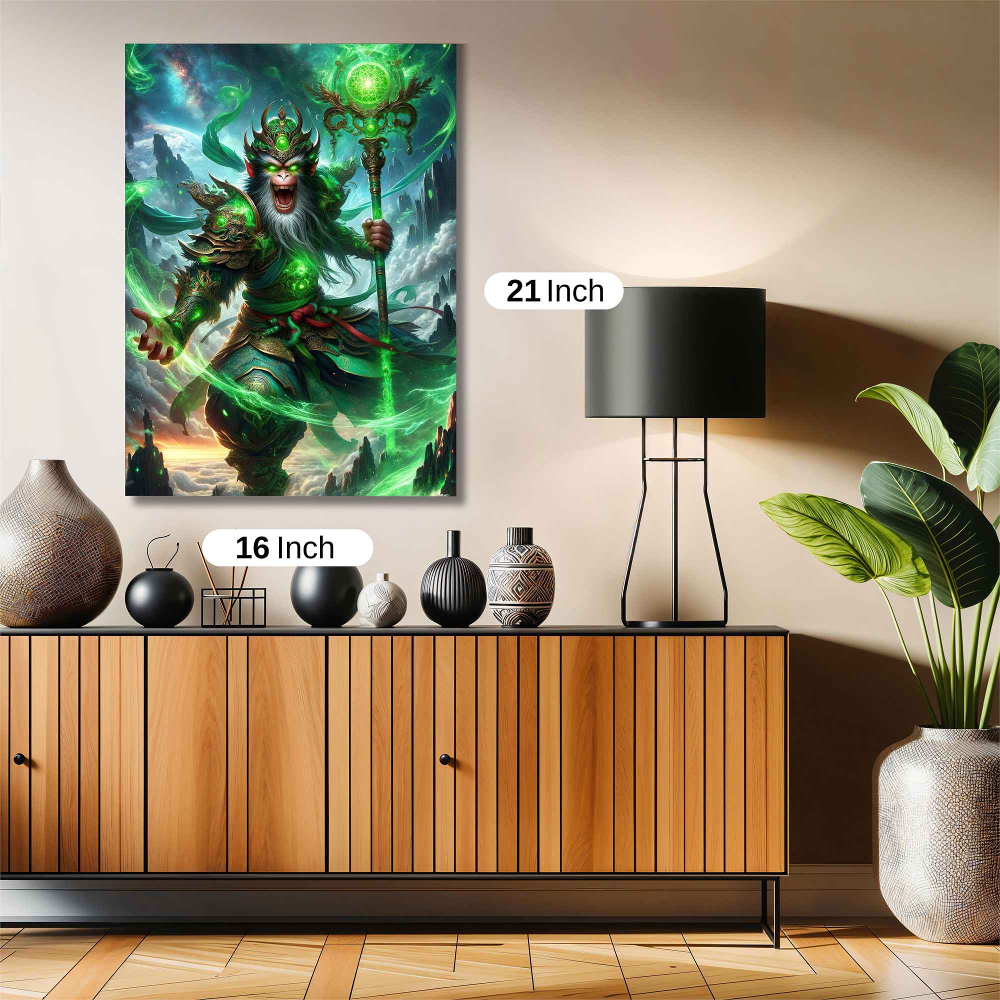 Monkey Emerald Safe Wall Magnetic / M