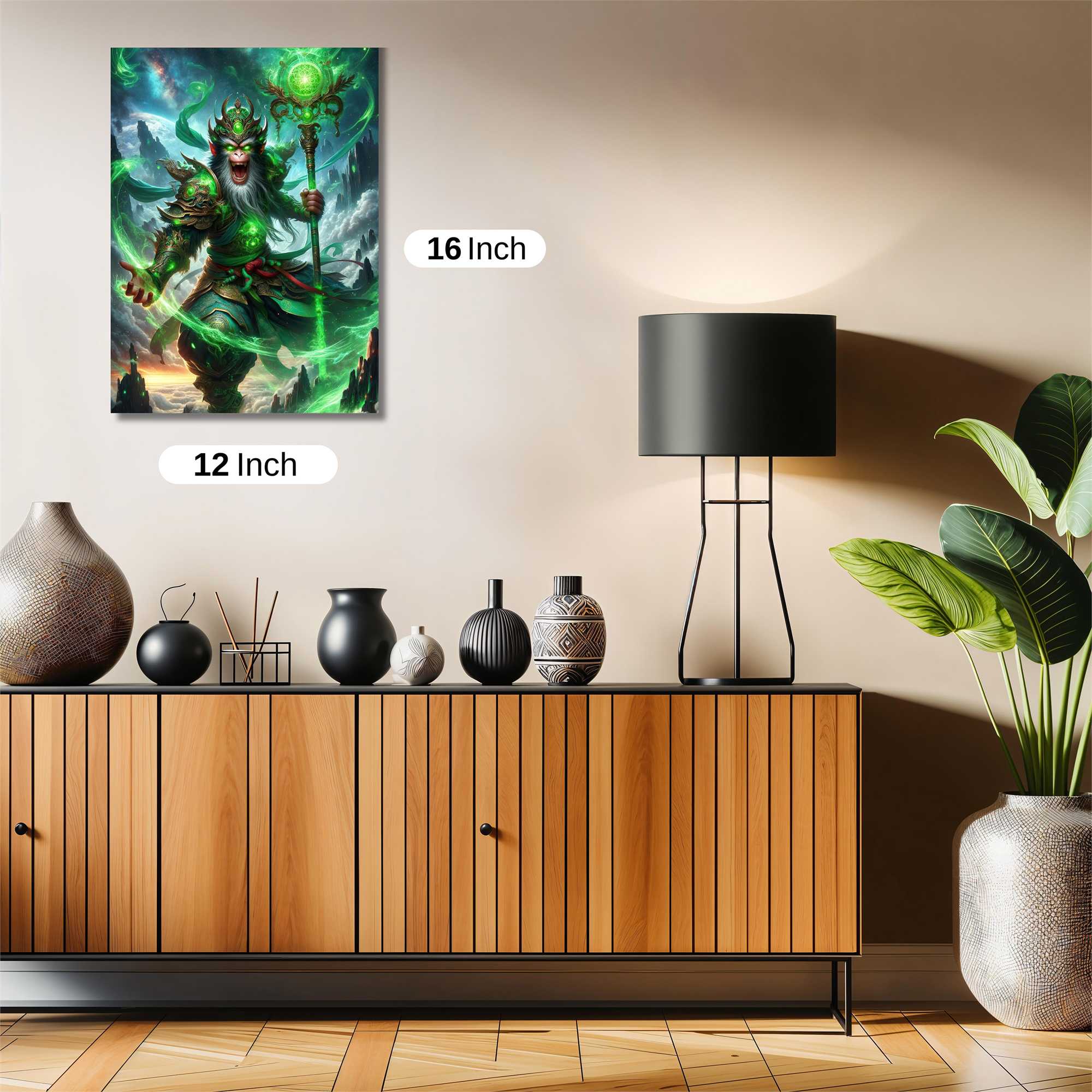 Monkey Emerald Safe Wall Magnetic / M