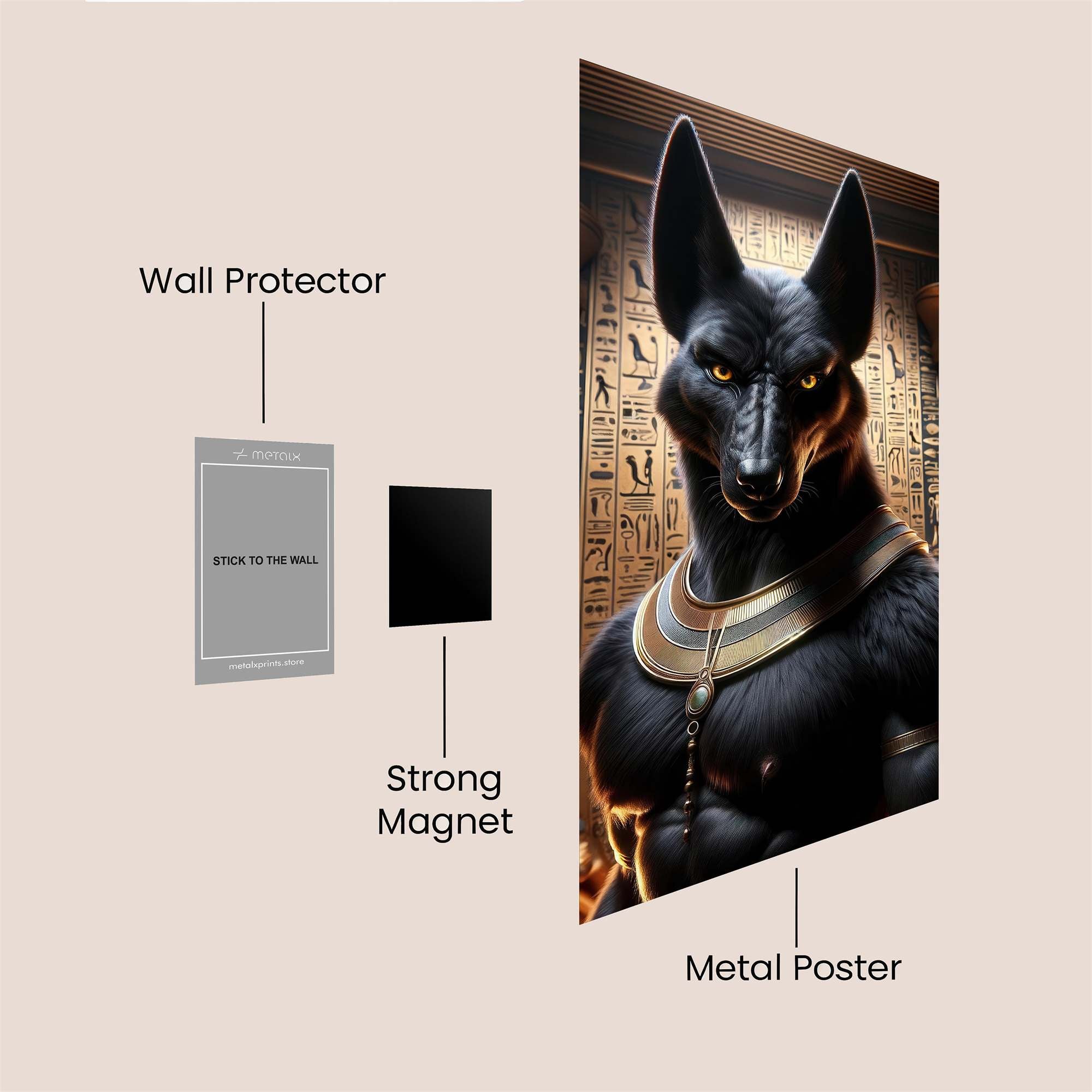 Anubis Majesty Safe Wall Magnetic / M